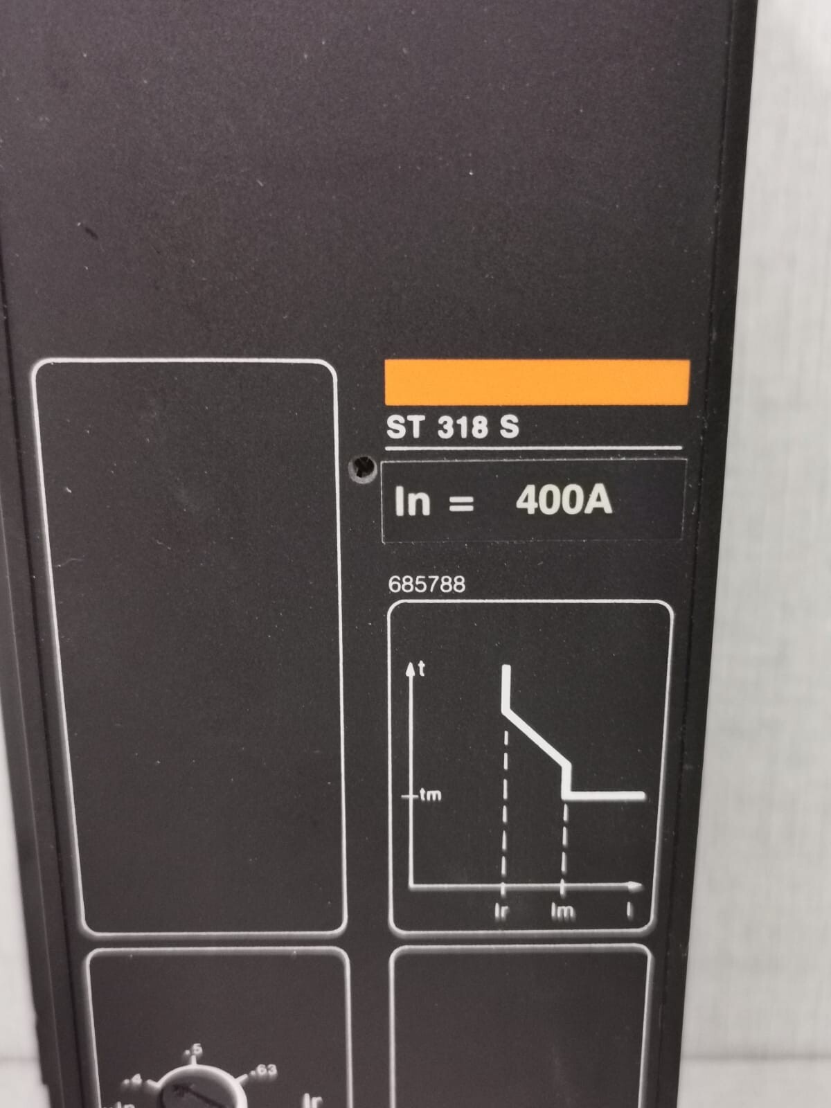 MERLIN GERIN ST318S MERLIN GERIN ST318S ELECTRIC TRIP CONTROL CIRCUIT BREAKER ST 318 S IN=400A 2