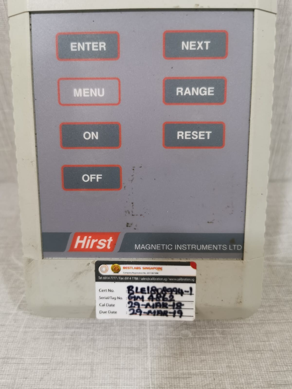 UNKNOWN GM04 Hirst Magnetic GM04 Handheld Magnetic Field Gaussmeter 3
