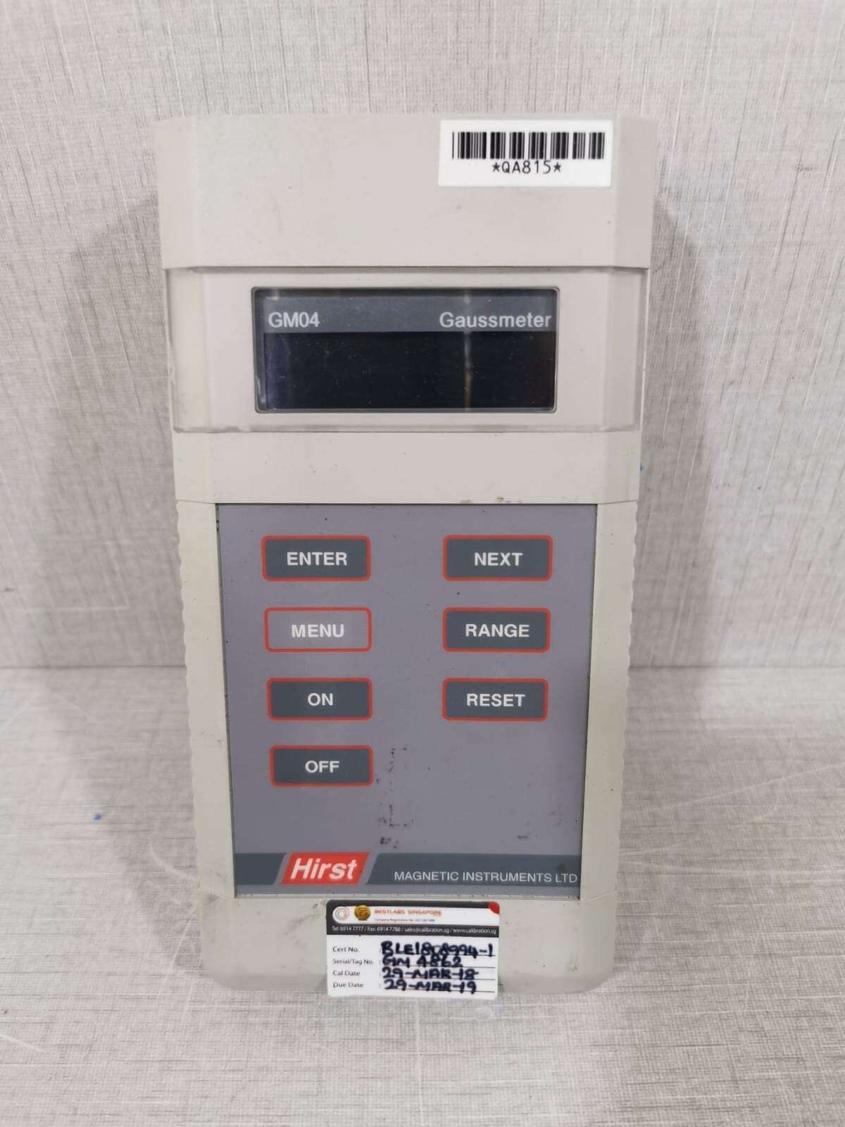 UNKNOWN GM04 Hirst Magnetic GM04 Handheld Magnetic Field Gaussmeter 8