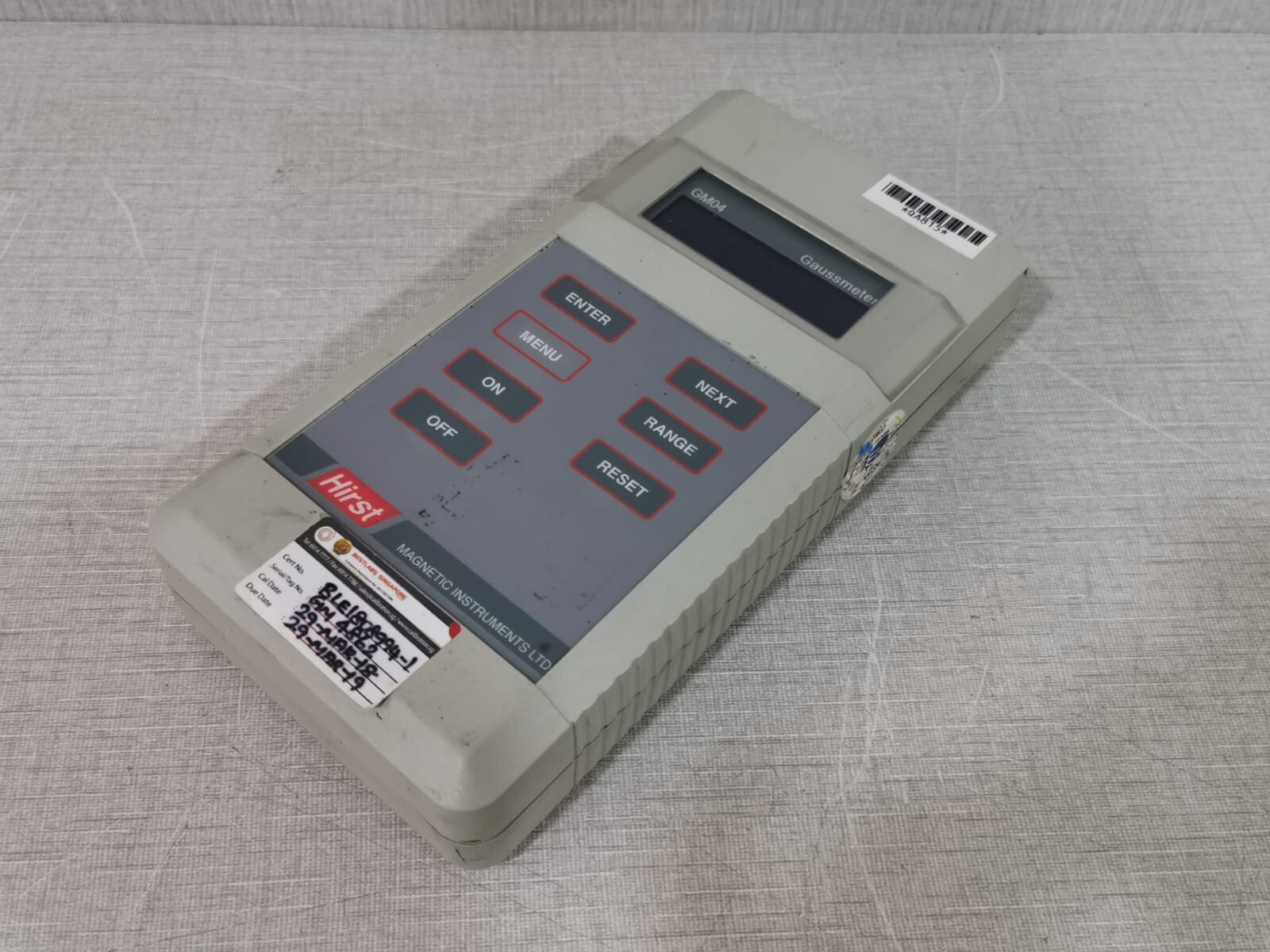 UNKNOWN GM04 Hirst Magnetic GM04 Handheld Magnetic Field Gaussmeter 9