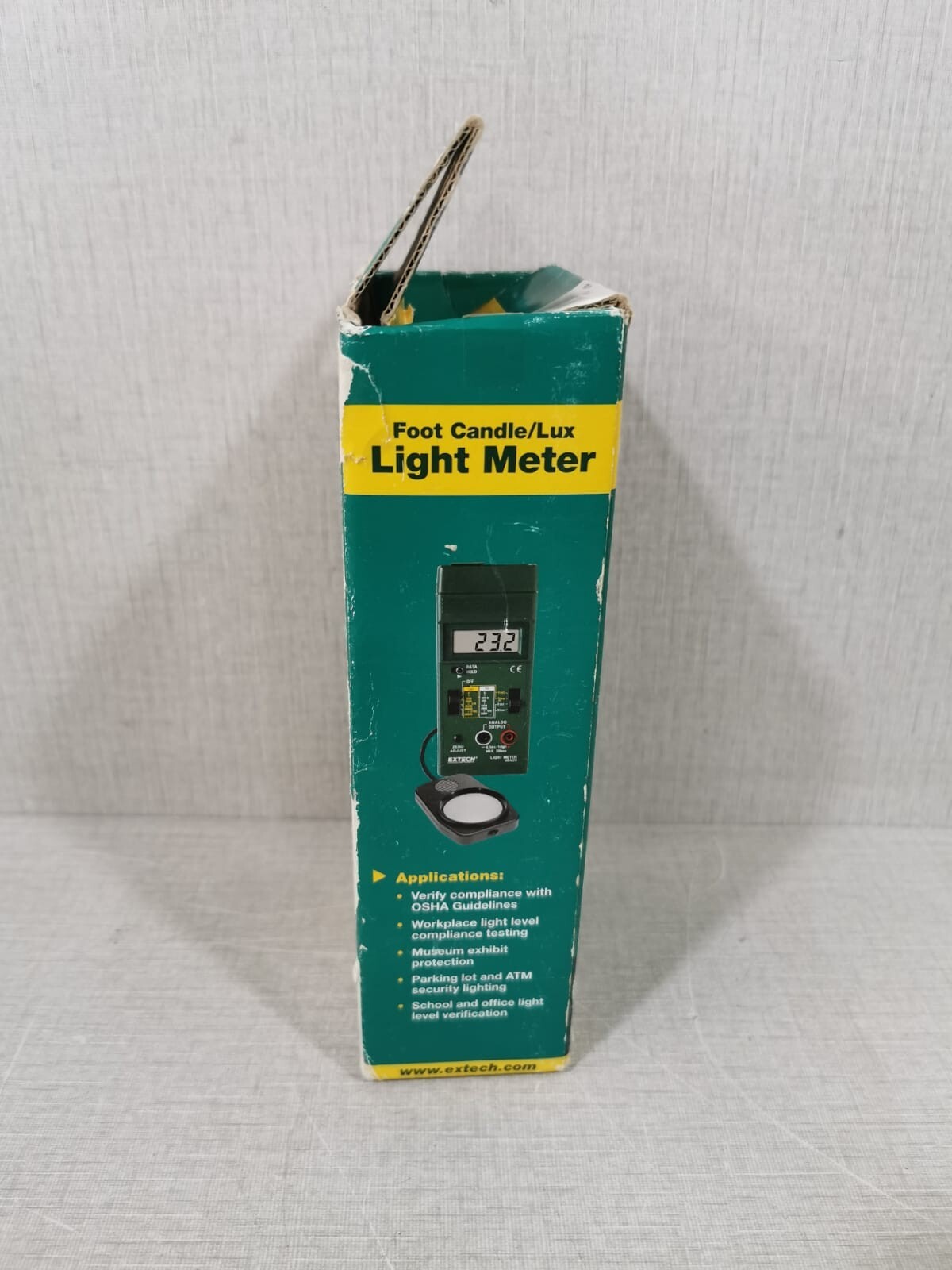 Extech METER-401025 EXTECH Instruments Foot Candle Lux Digital Light Meter 401025 9