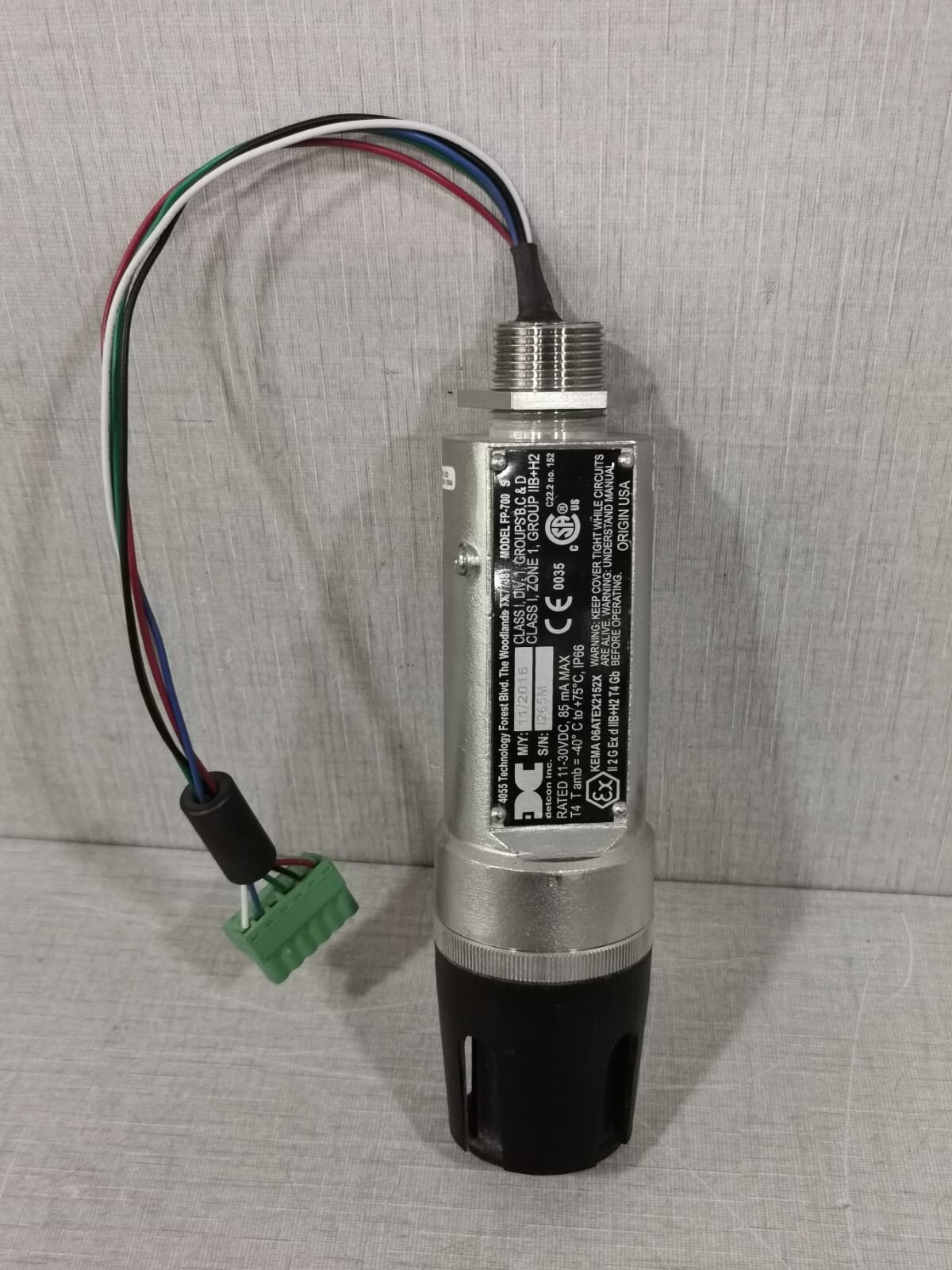 DETCON FP-700 DETCON FP-700 S FIXED GAS DETECTOR 4