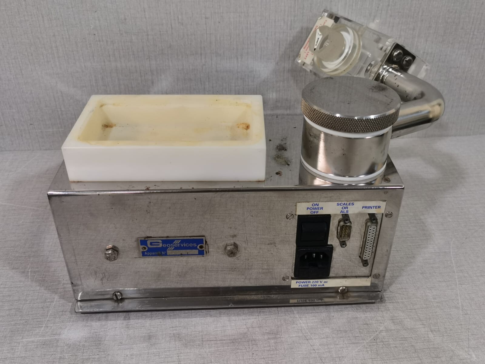 GE GA-020 Geoservices Part No. 501-GA-020 AutoCalcimeter 7