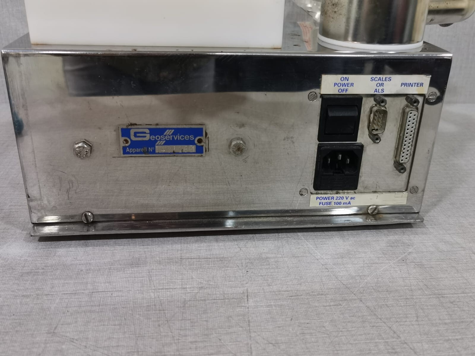 GE GA-020 Geoservices Part No. 501-GA-020 AutoCalcimeter 9