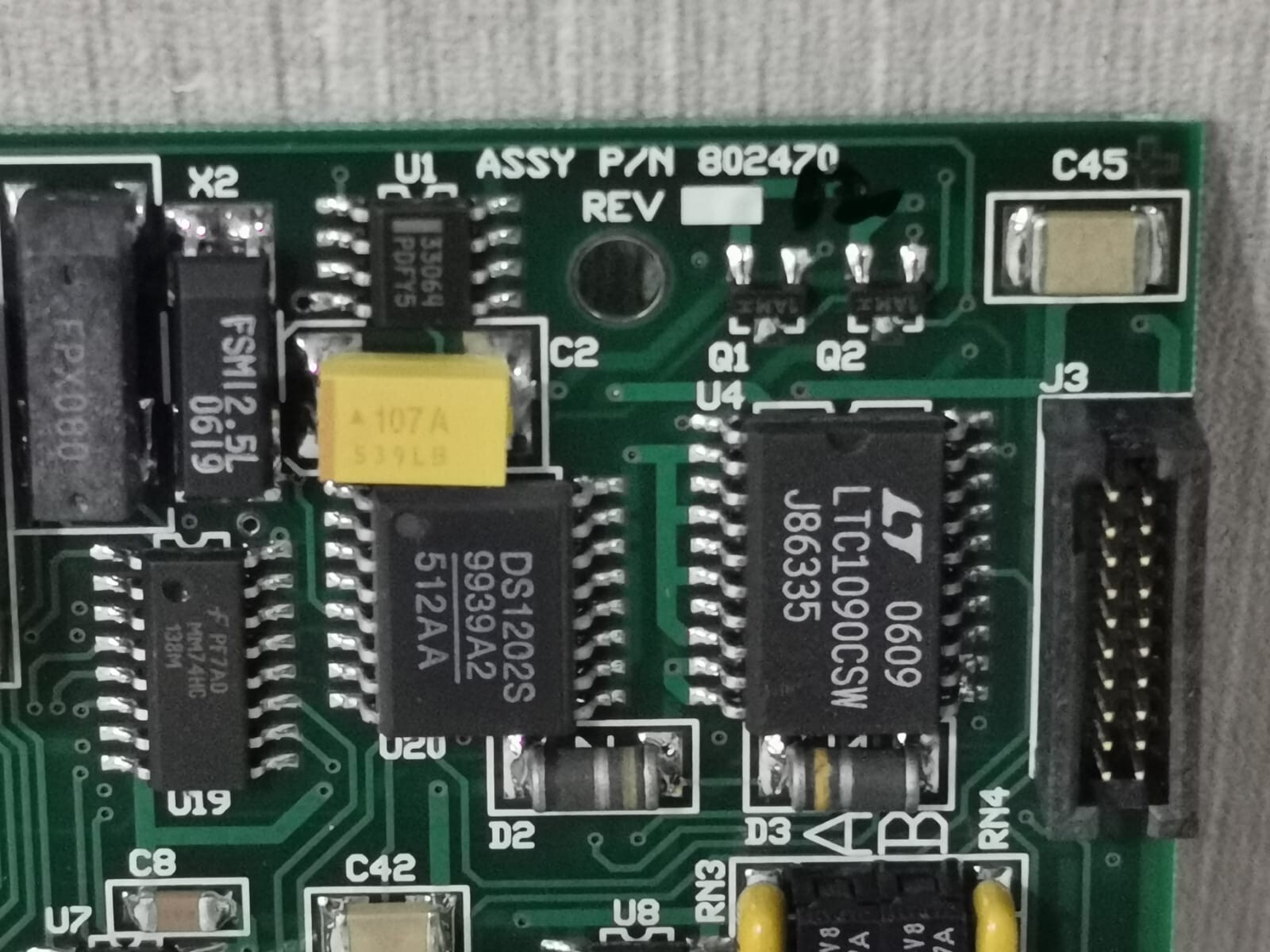MSA D802471 MSA Main Electronics Board D802471, Assy Part No. 802470 3
