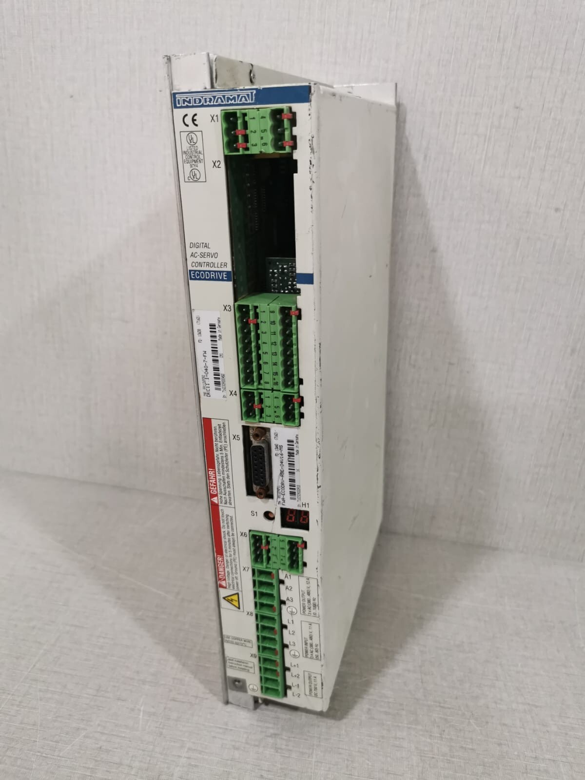 Bosch Rexroth DKC11.1-040-7-FW INDRAMAT DIGITAL AC-SERVO CONTROLLER DKC11.1-040-7-FW / FWA-ECODRV-ASE-04V16-MS 8