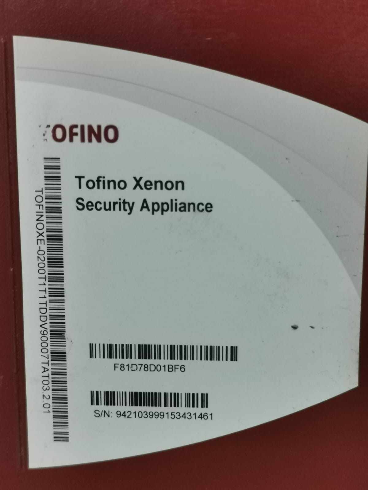 Hirschmann TOFINOXE-0200T1T1TDDV90007TAT03 Hirschmann TOFINOXE-0200T1T1TDDV90007TAT03.2.01 Tofino Xenon Security Appliance 3