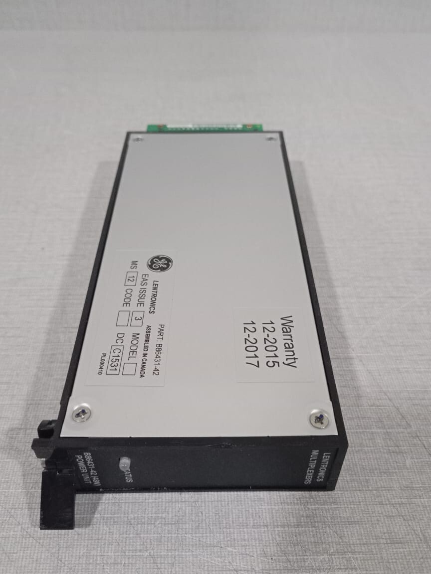GE B86431-42 GE LENTRONICS MULTIPLEXERS B86431-42 (48V) Power Unit 2