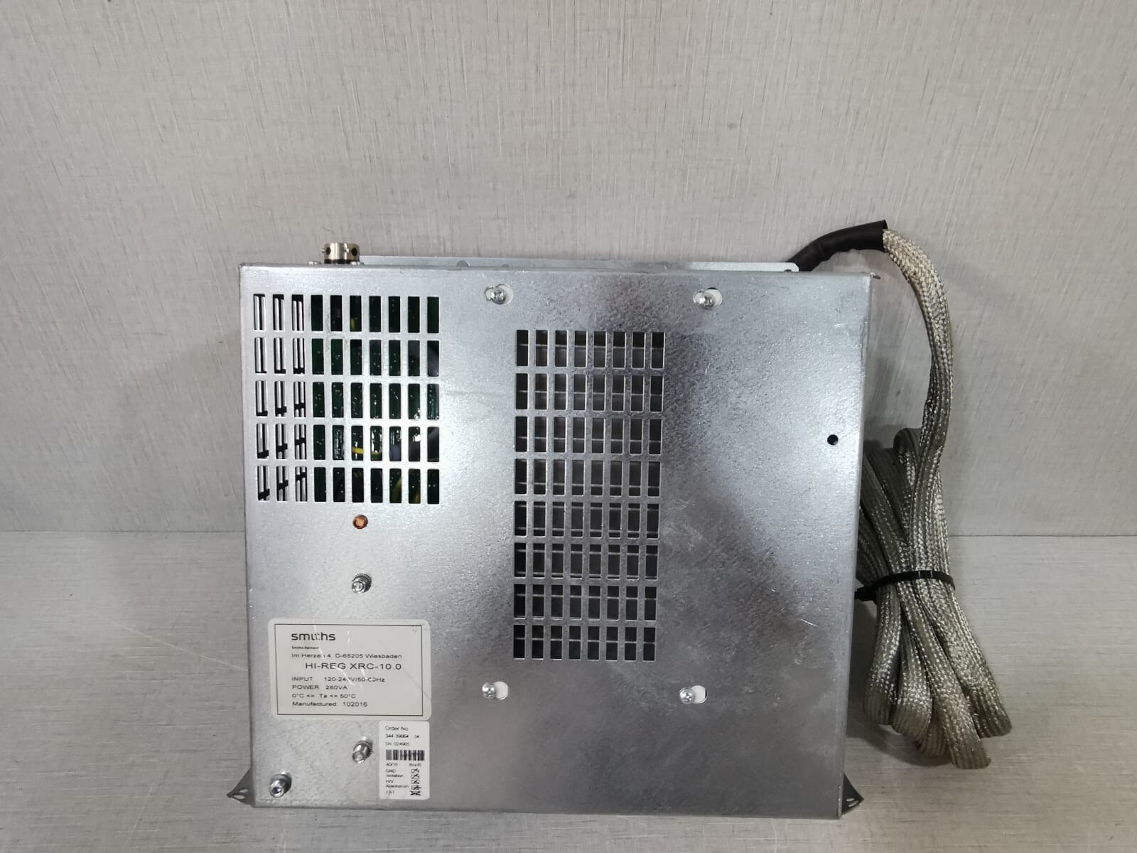 SMITHS HEIMANN XRC-10 SMITHS HEIMANN HI-REG XRC-10.0 POWER SUPPLY 4