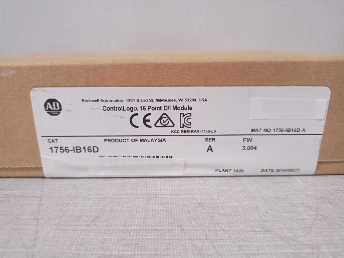 Rockwell Automation 1756-IB16D Allen-Bradley 1756-IB16D SER A ControlLogix 16 Point D/I Module 2