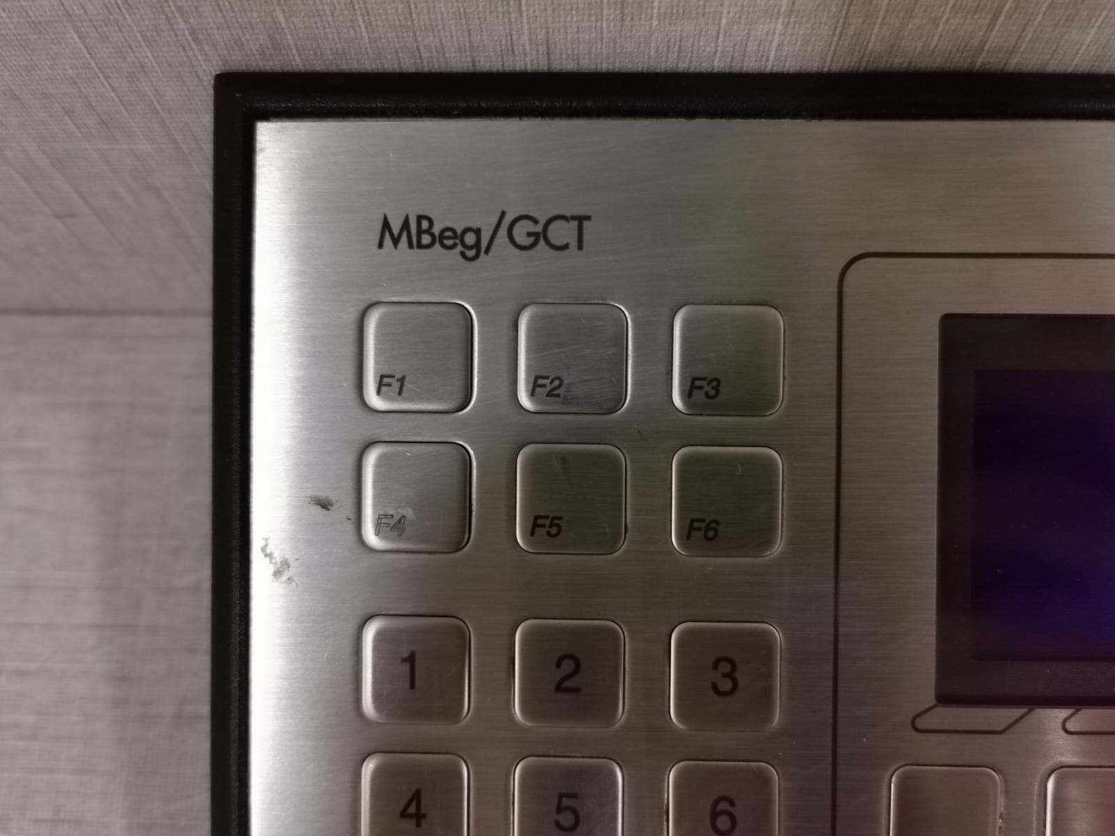 GE MBEG/GCT GEUTEBRUCK MBEG/GCT -3X-LAN PANEL MOUNT KEYBOARD 2