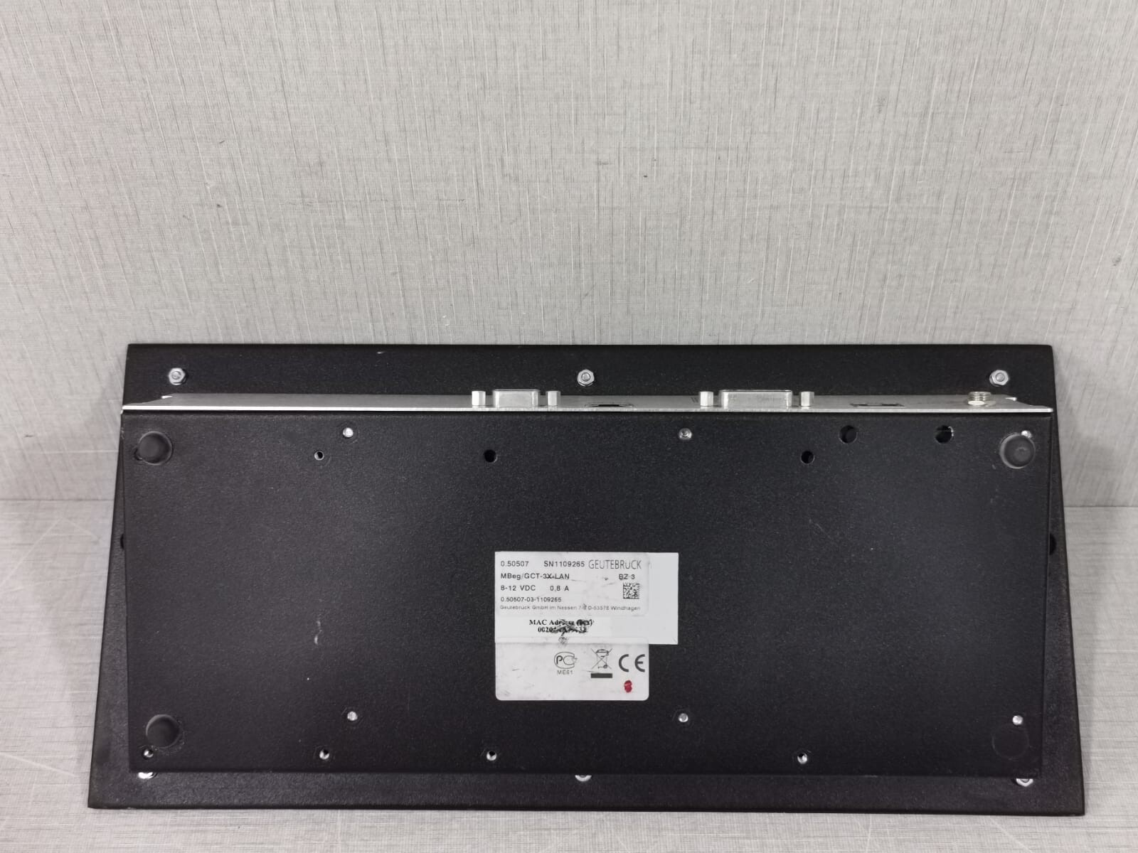 GE MBEG/GCT GEUTEBRUCK MBEG/GCT -3X-LAN PANEL MOUNT KEYBOARD 8