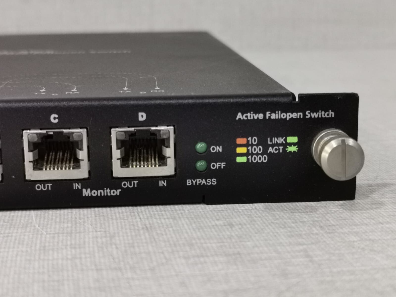 McAfee® 10/100/1000 McAfee Active Failopen Switch Copper 10/100/1000 3
