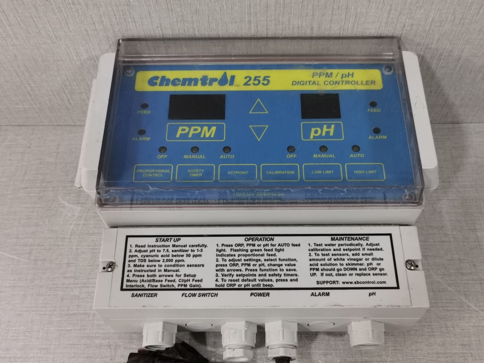 Digital CH255 CHEMTROL CH255 PPM/PH DIGITAL CONTROLLER 3