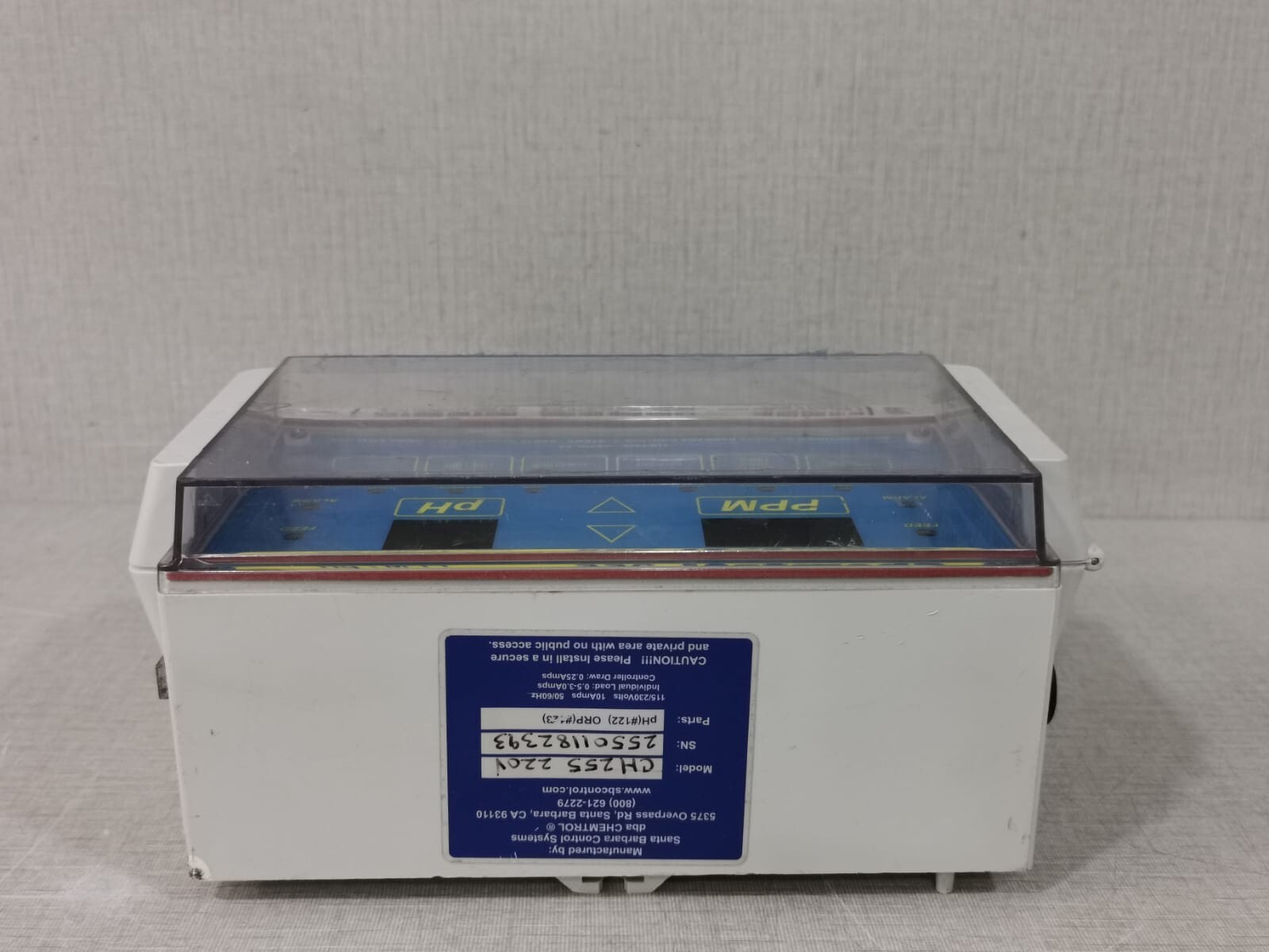 Digital CH255 CHEMTROL CH255 PPM/PH DIGITAL CONTROLLER 5
