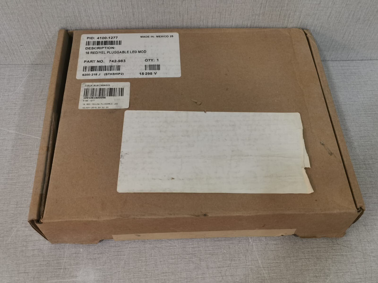 Simplex 4100-1277 Simplex 4100-1277 | 16 Red/Yellow Pluggable LED Module | Part No. 742-983 9
