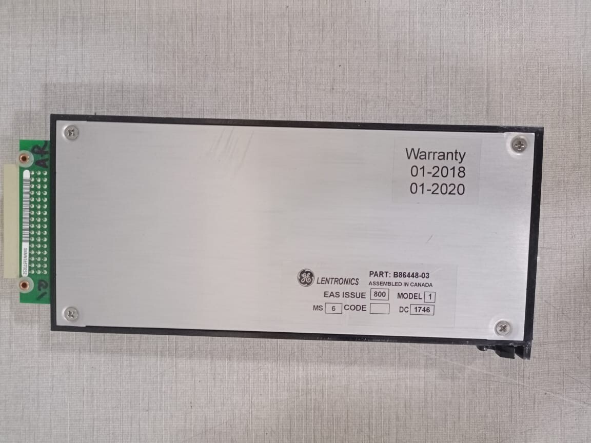 GE 087-86447-02 GE Lentronics Multiplexers B86448-03 DATA-LS Unit / 087-86447-02 2