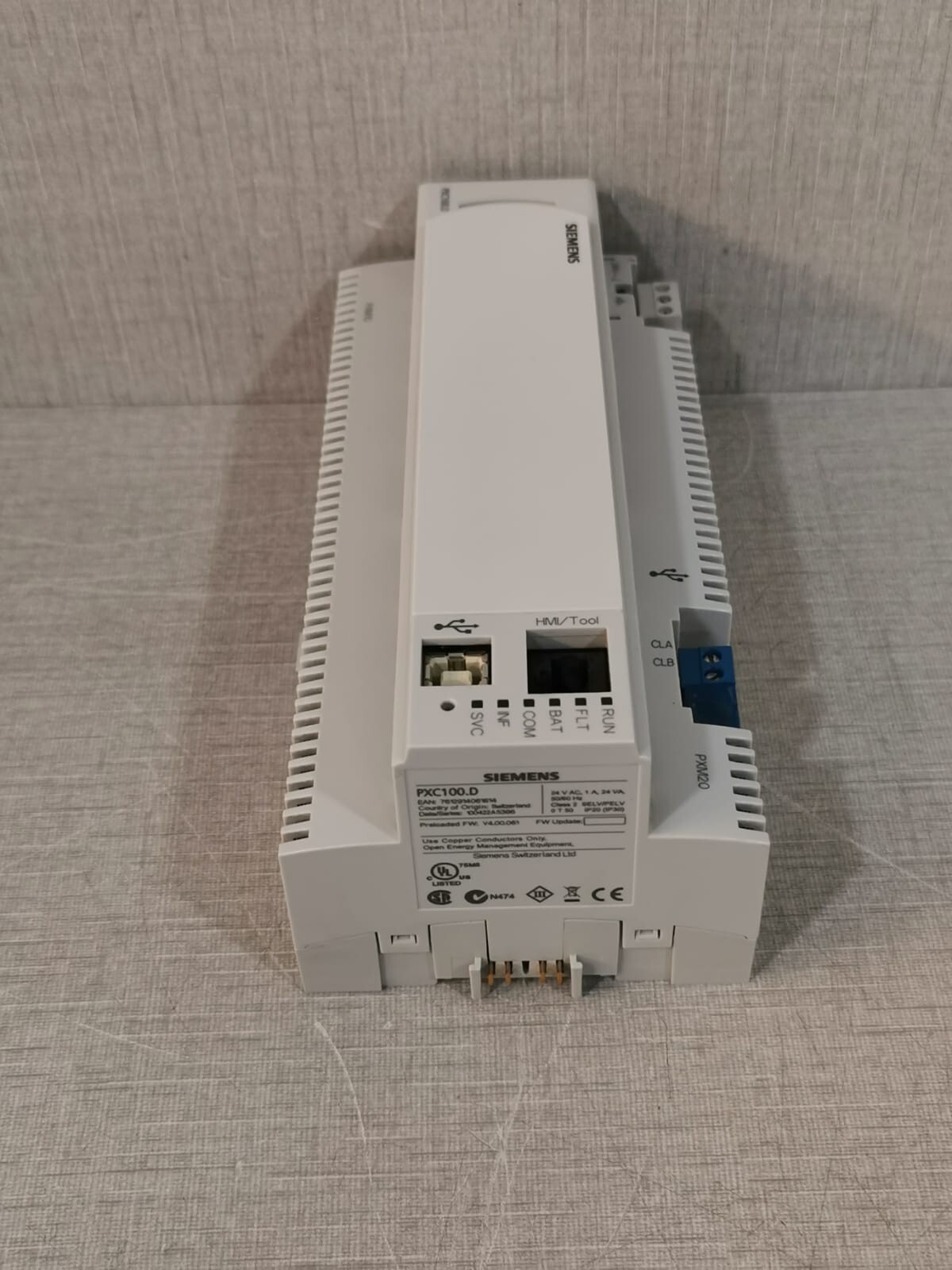 Siemens PXC100.D Siemens PXC100.D Automation Station BACNET 24V 9
