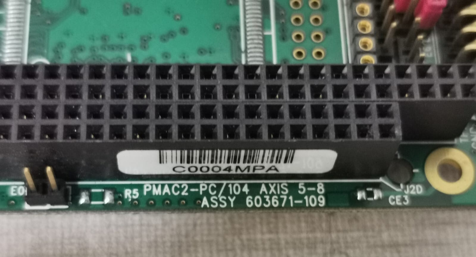 Delta ASSY-603671 Delta Tau Data Sys PMAC2-PC/104 Axis 5-8 Assy 603671-109 Printed Circuit Board 4