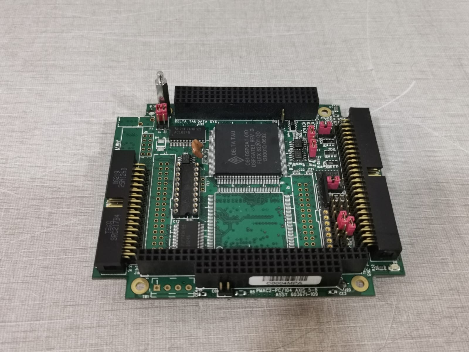 Delta ASSY-603671 Delta Tau Data Sys PMAC2-PC/104 Axis 5-8 Assy 603671-109 Printed Circuit Board 8