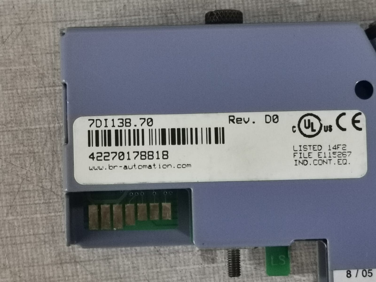 B&R 7A0352.70, 7AI774.70, 7DI138.70 B&R 7A0352.70 , 7AI774.70 , 7DI138.70 Output/Input/Digital Module 5