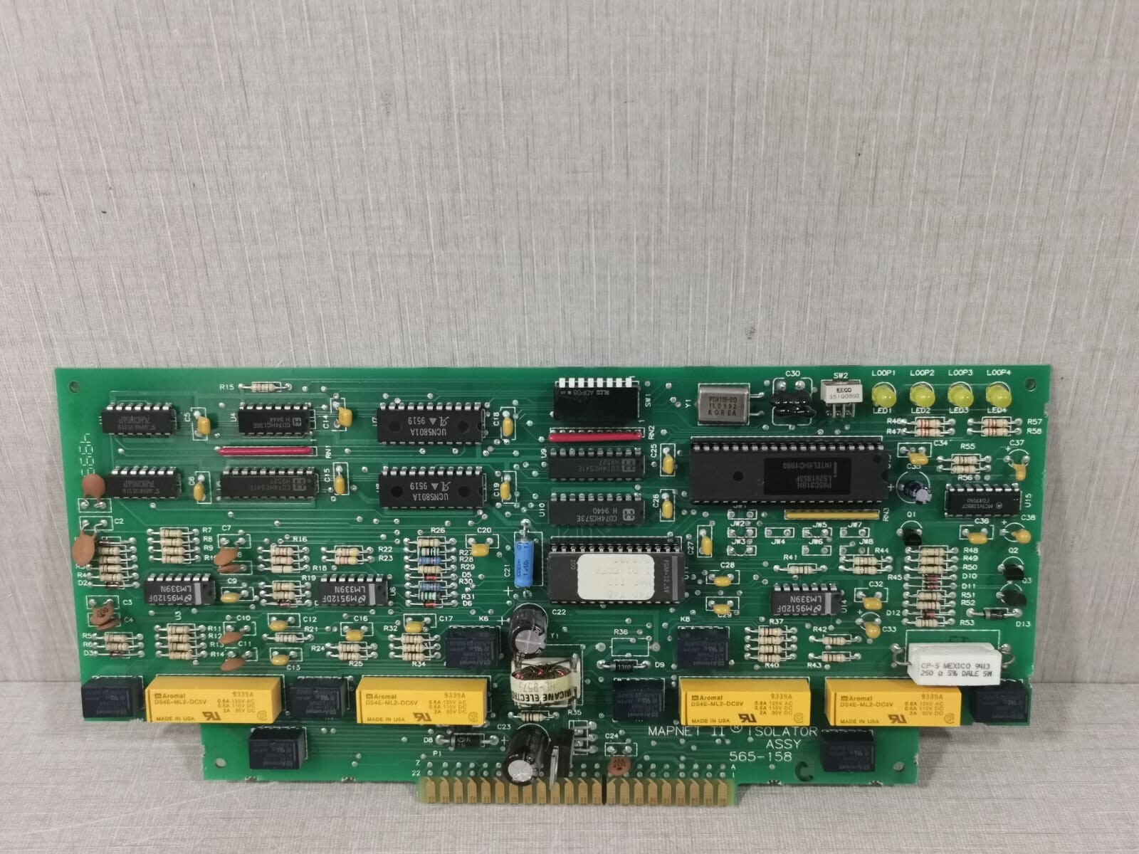 SIMPLEX 565-158 REV.C MAPNET II ISOLATOR FIRE ALARM BOARD
