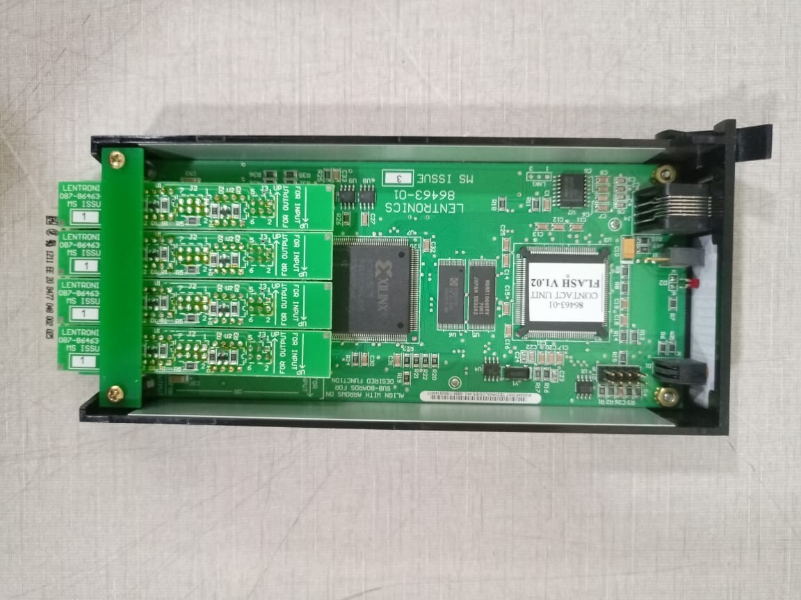 GE B86463-01 GE Lentronics B86463-01 CONTACT I/O UNIT / 08786463-02 4