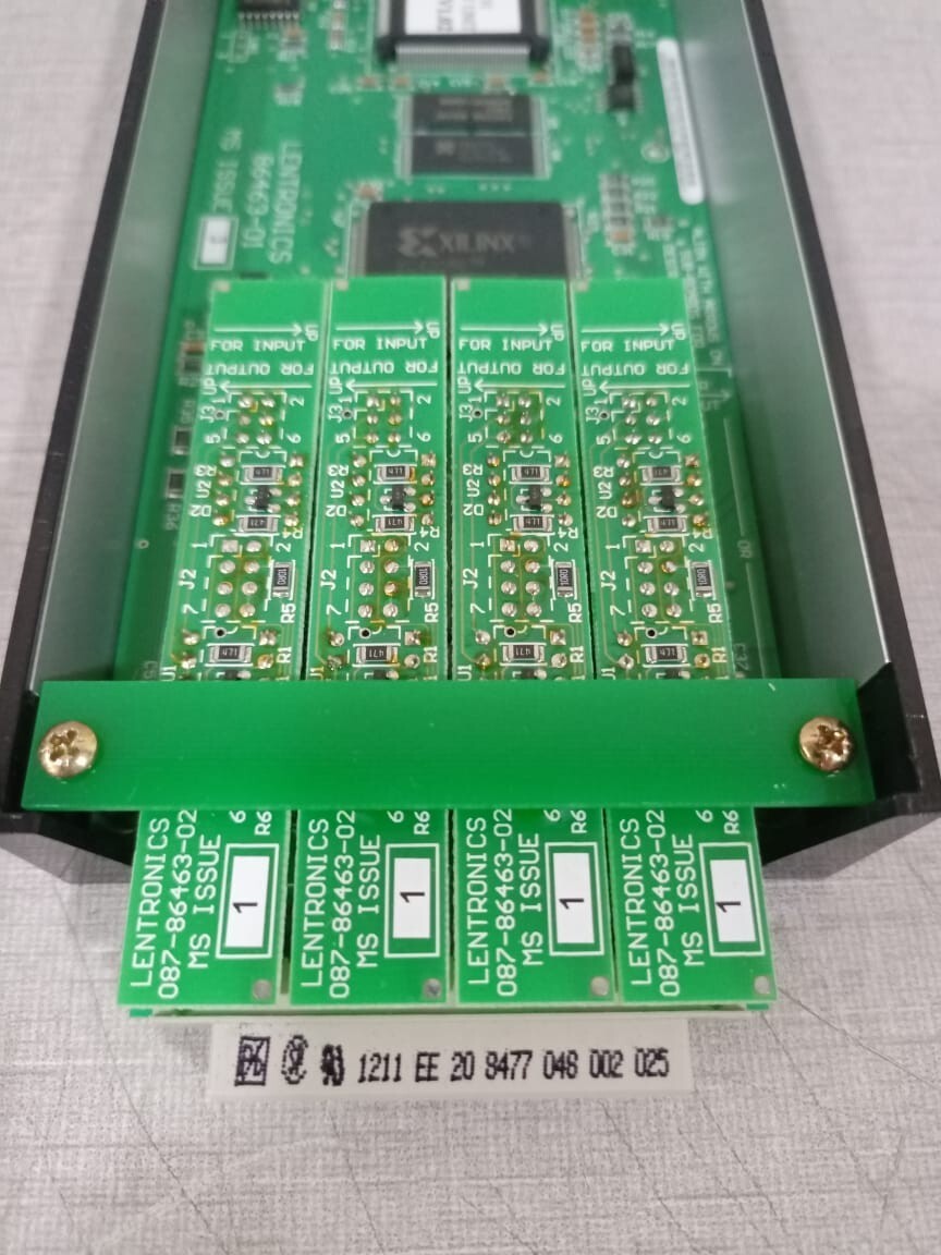 GE B86463-01 GE Lentronics B86463-01 CONTACT I/O UNIT / 08786463-02 7