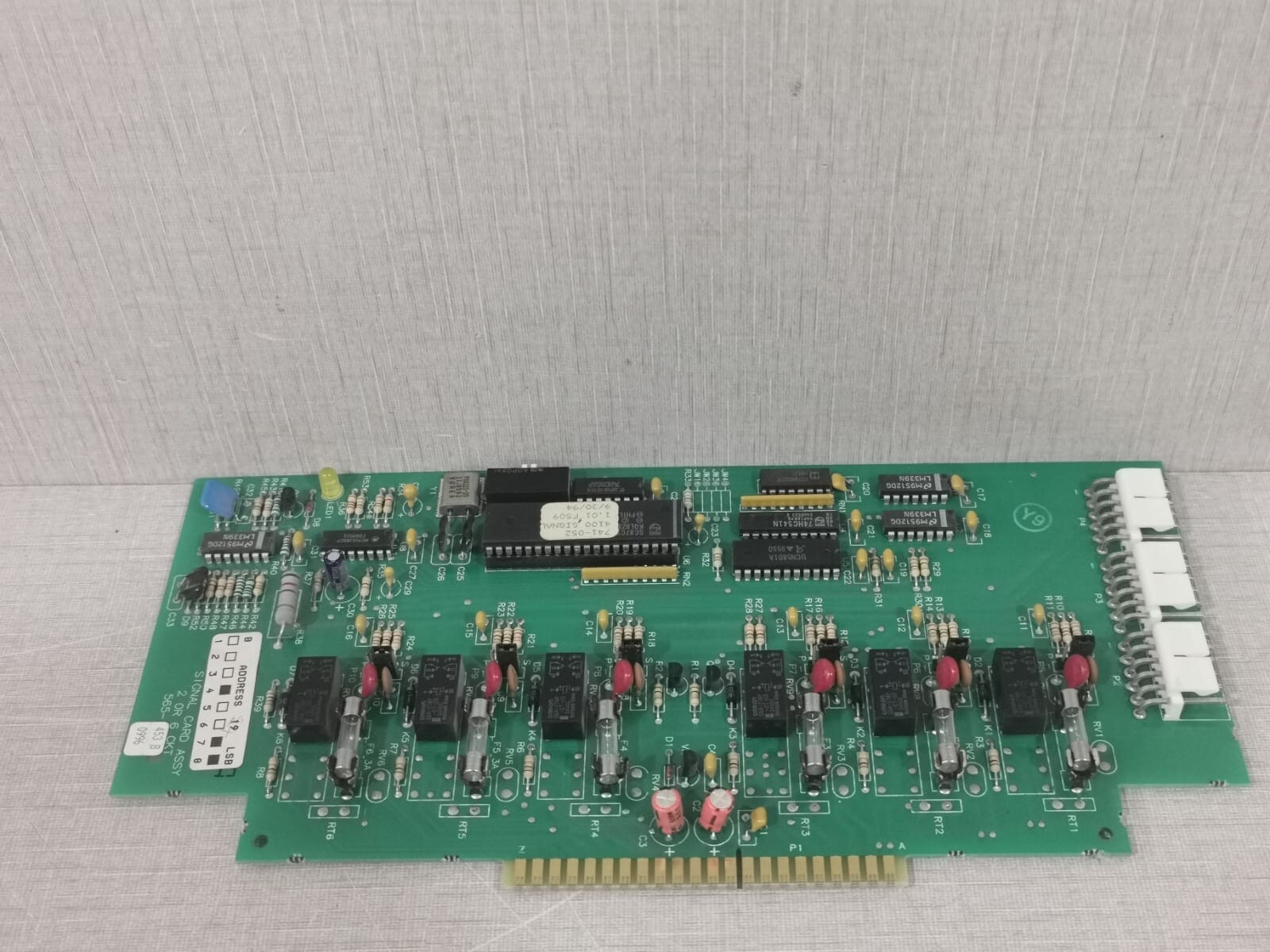 Simplex 565-453 REV B SIMPLEX SIGNAL CARD ASSY 565-453 REV B -2 OR 6 CKT FIRE ALARM 3
