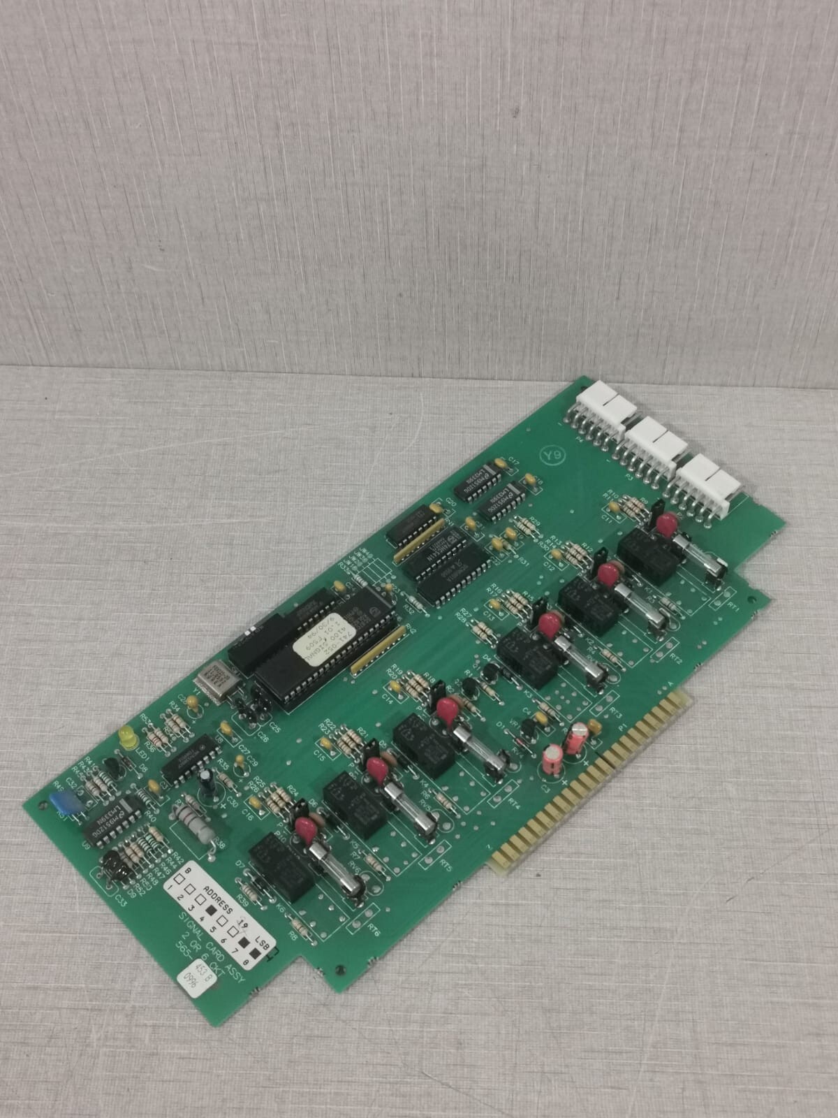 Simplex 565-453 REV B SIMPLEX SIGNAL CARD ASSY 565-453 REV B -2 OR 6 CKT FIRE ALARM 8