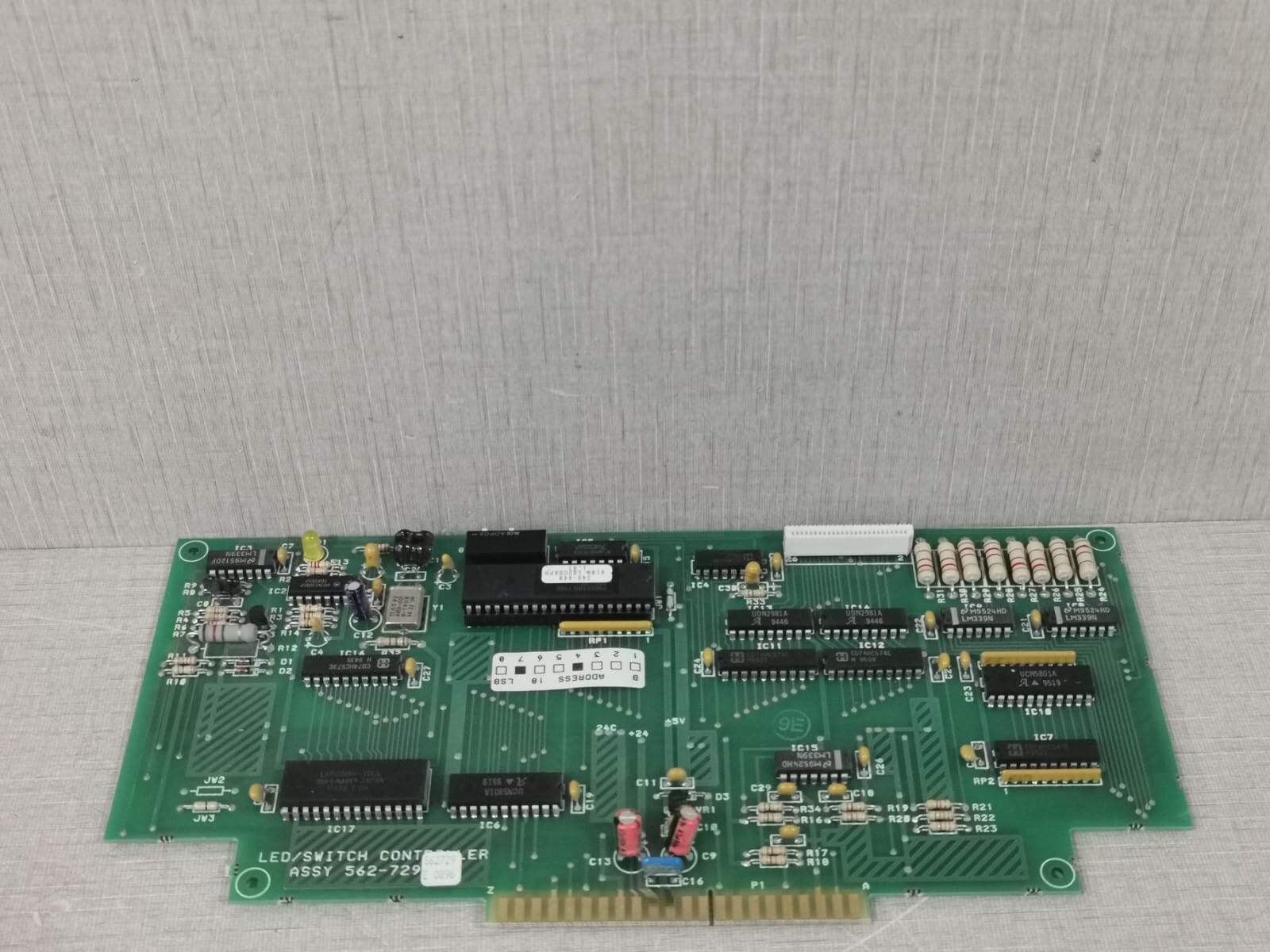 Simplex 562-729 SIMPLEX 562-729 LED/SWITCH CONTROLLER ASSY CARD 3