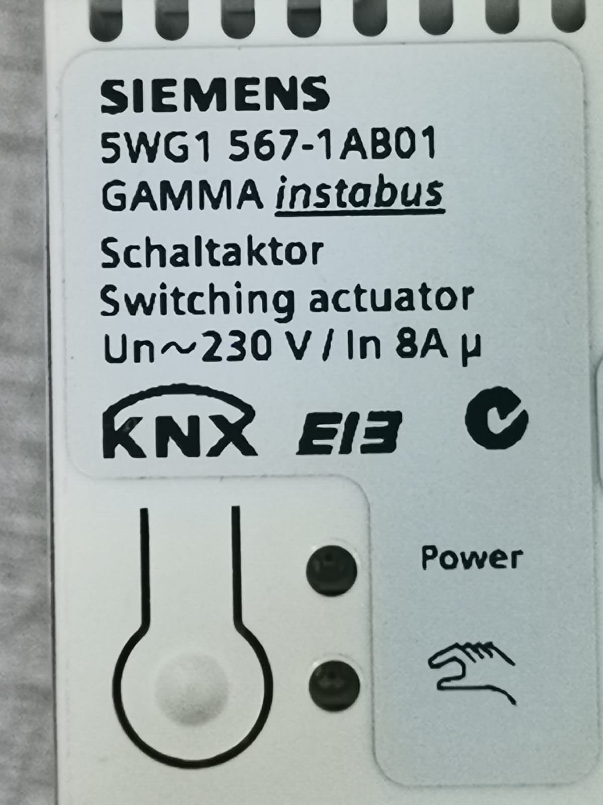 Siemens 567-1AB01 Siemens 5WG1 567-1AB01 Switching Actuator 2