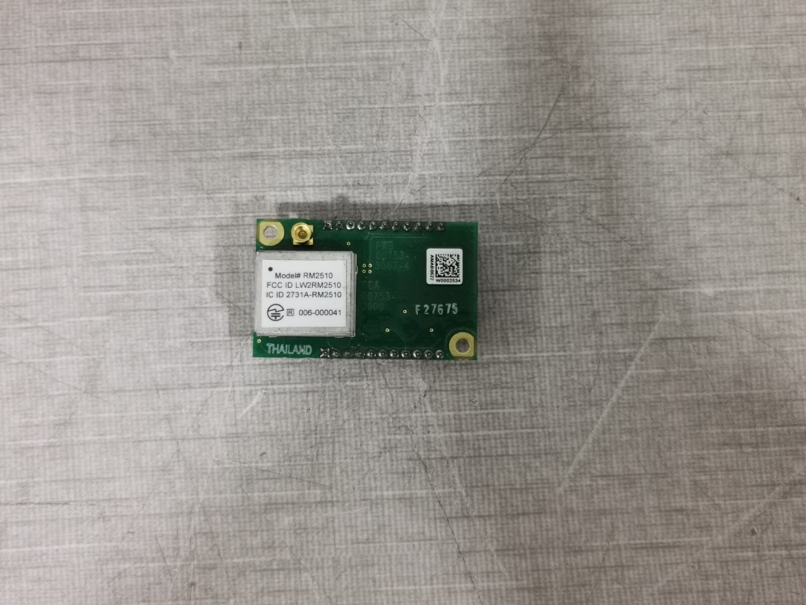 Emerson RM2510 Rosemount Emerson Model: RM2510 Wireless Hart Radio PCB Module 4