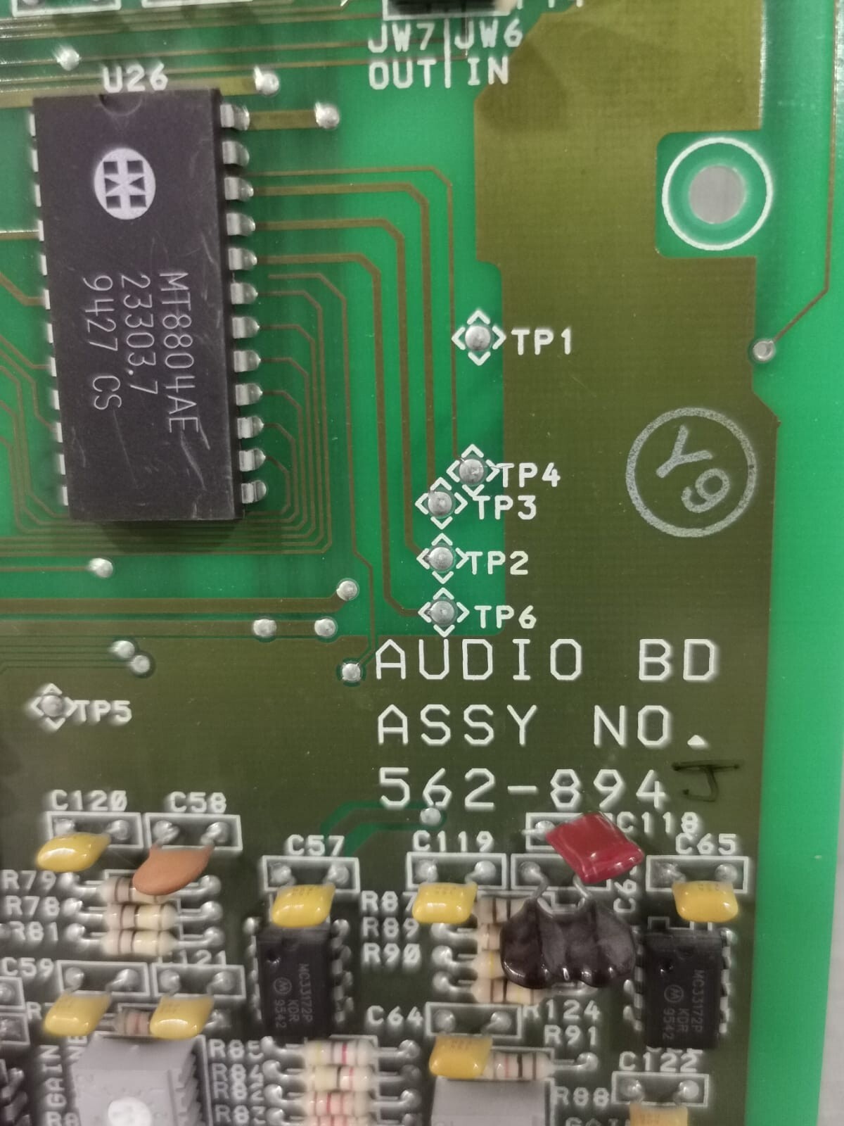 Simplex 562-894 SIMPLEX 562-894 J/ 562-893 F AUDIO CONTROLLER BOARD 2