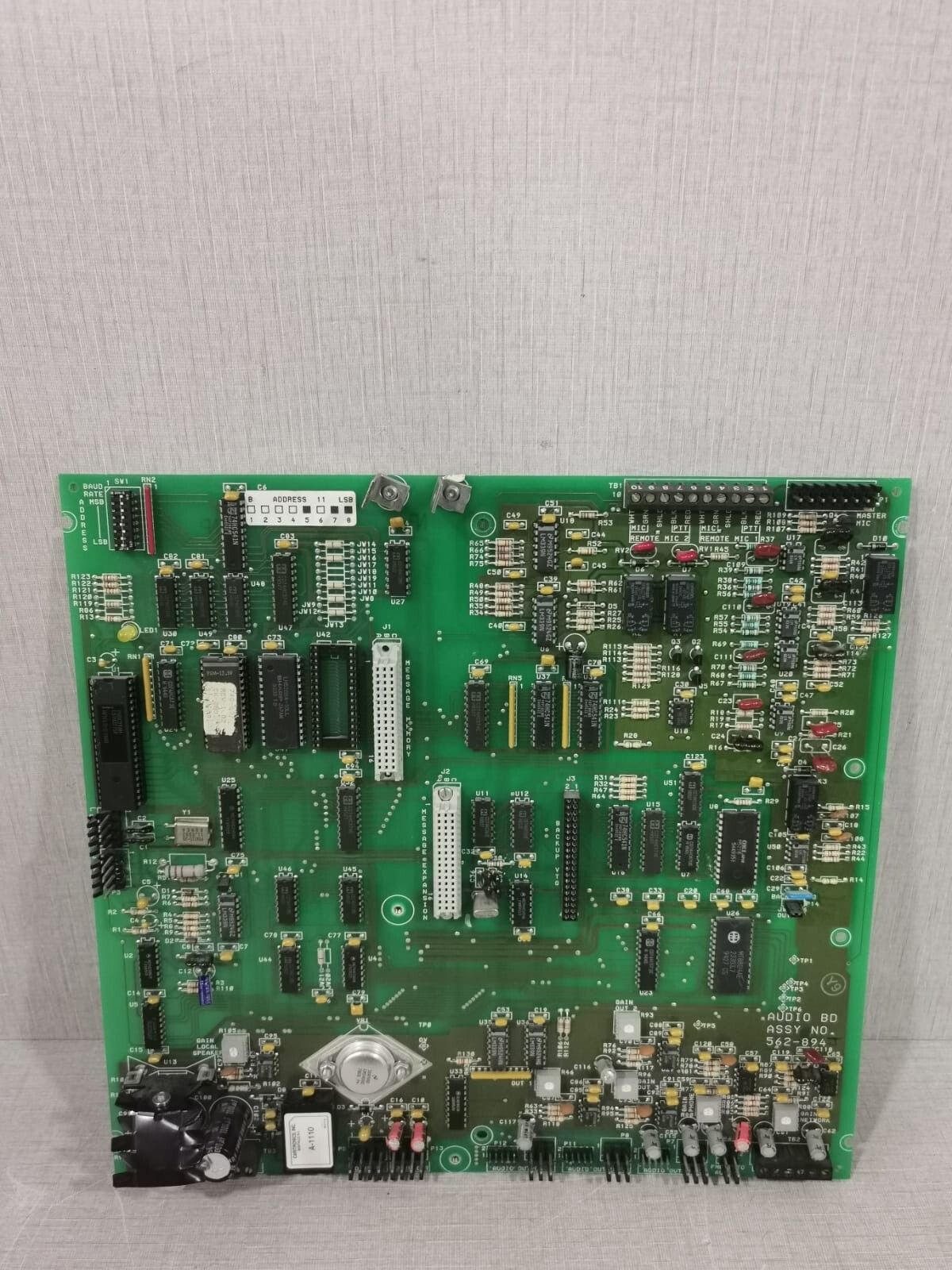 SIMPLEX 562-894 J/ 562-893 F AUDIO CONTROLLER BOARD