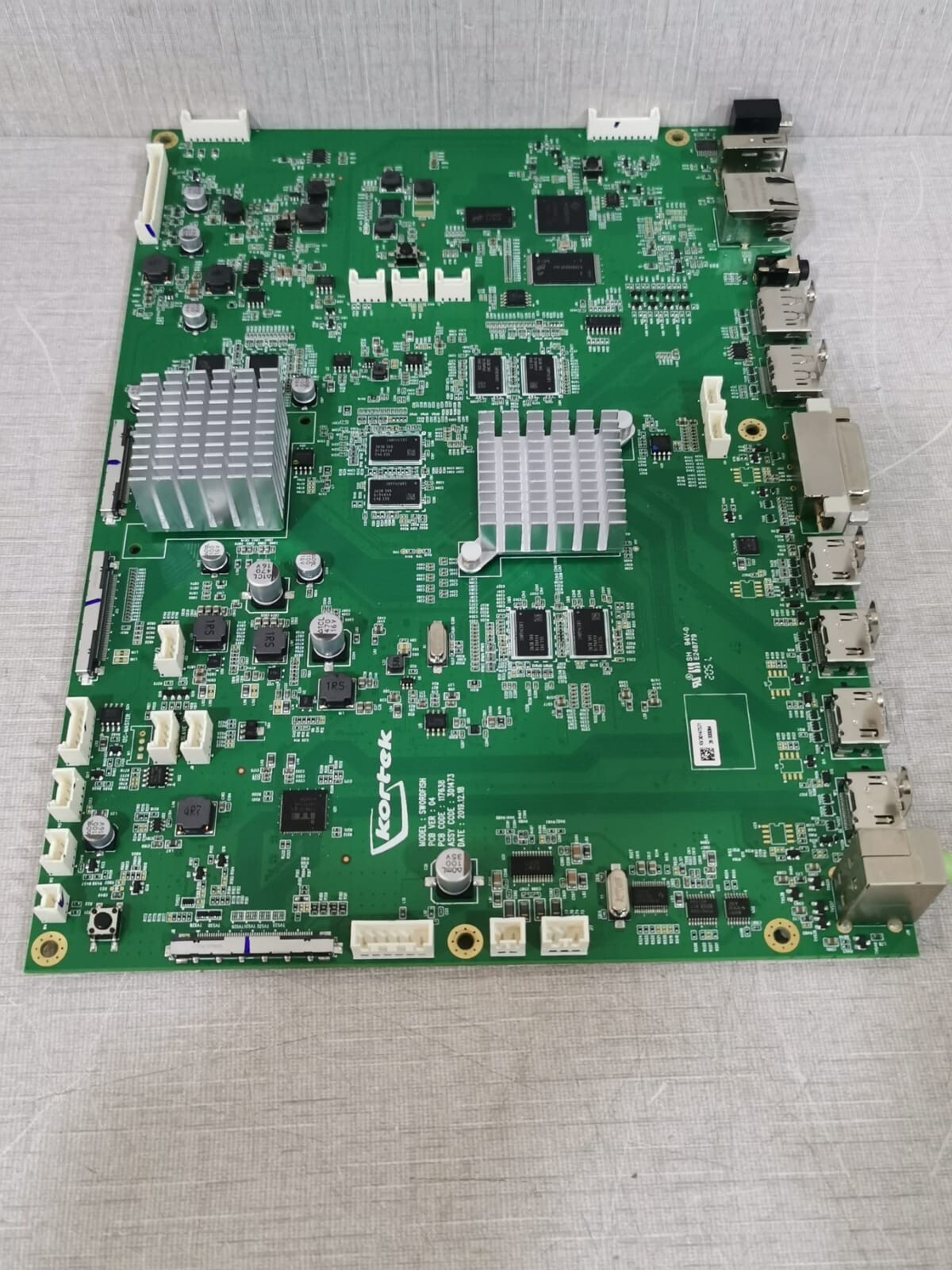 KORTEC PCB Code: 117638 Assy 301473 KORTEC Model: SWORDFISH PCB Code: 117638 Assy 301473 PCB Mother Board 9