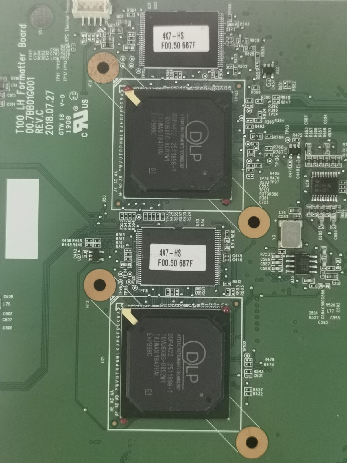 Unbranded CK80 7BB01G011 T100 LH Formatter Board P/N: 00.7BB01G001 Rev. C CK80 7BB01G011 BJ110040 7