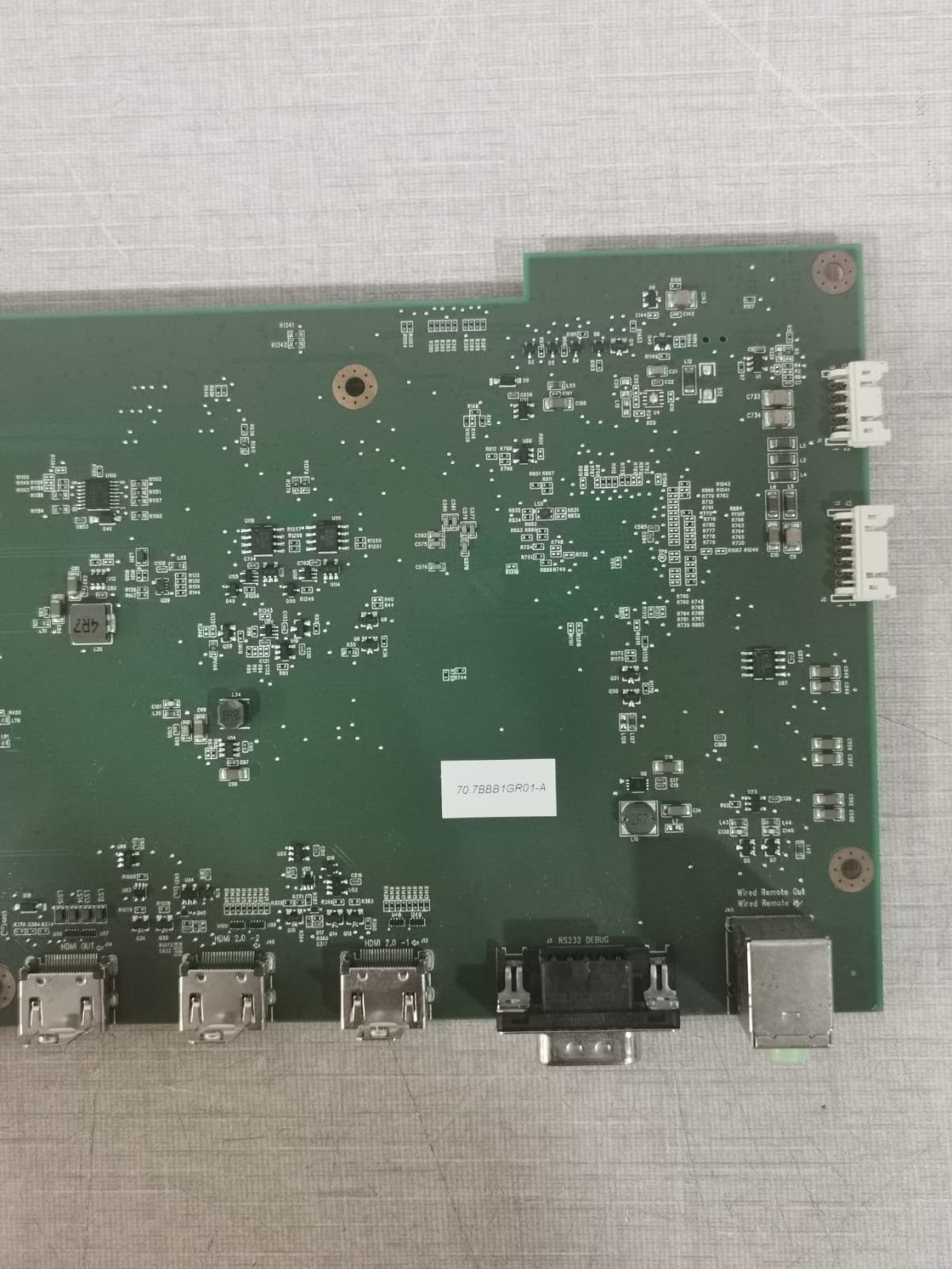Unbranded DK80 7BB05G005 GL48001 T100 Frond End Board P/N: 00.7BB05G005 Rev. B PCB Board DK80 7BB05G005 GL48001 7