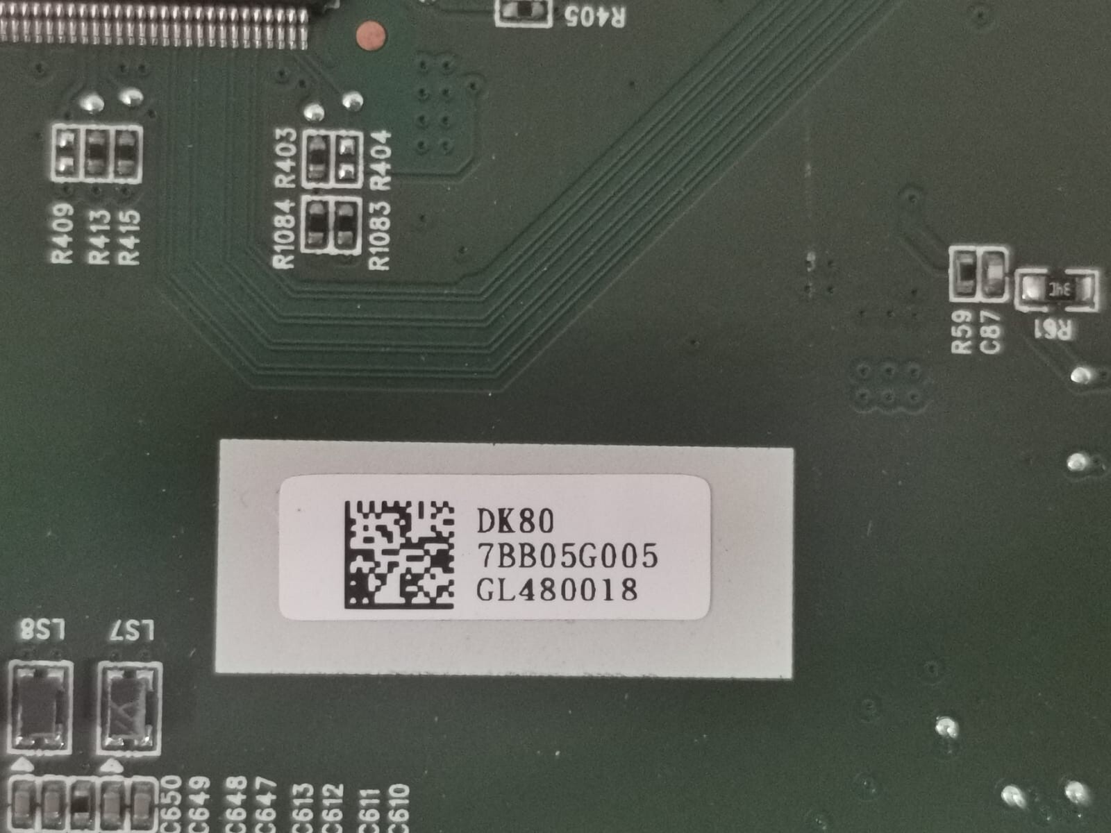 Unbranded DK80 7BB05G005 GL48001 T100 Frond End Board P/N: 00.7BB05G005 Rev. B PCB Board DK80 7BB05G005 GL48001 8