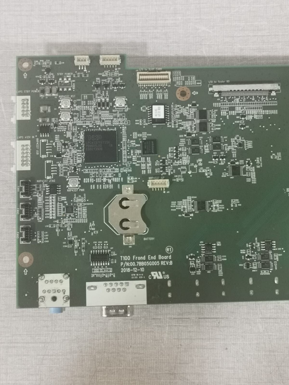 Unbranded DK80 7BB05G005 GL48001 T100 Frond End Board P/N: 00.7BB05G005 Rev. B PCB Board DK80 7BB05G005 GL48001 10