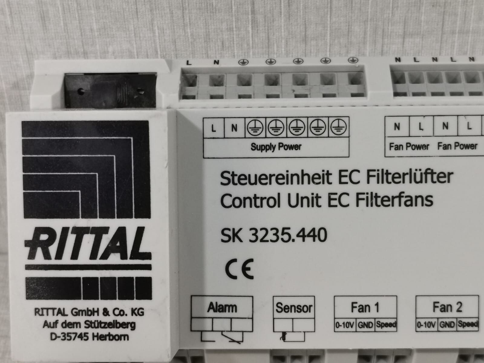 Rittal 3235.440 RITTAL SK 3235.440 CONTROL UNIT EC FILTERFANS 2