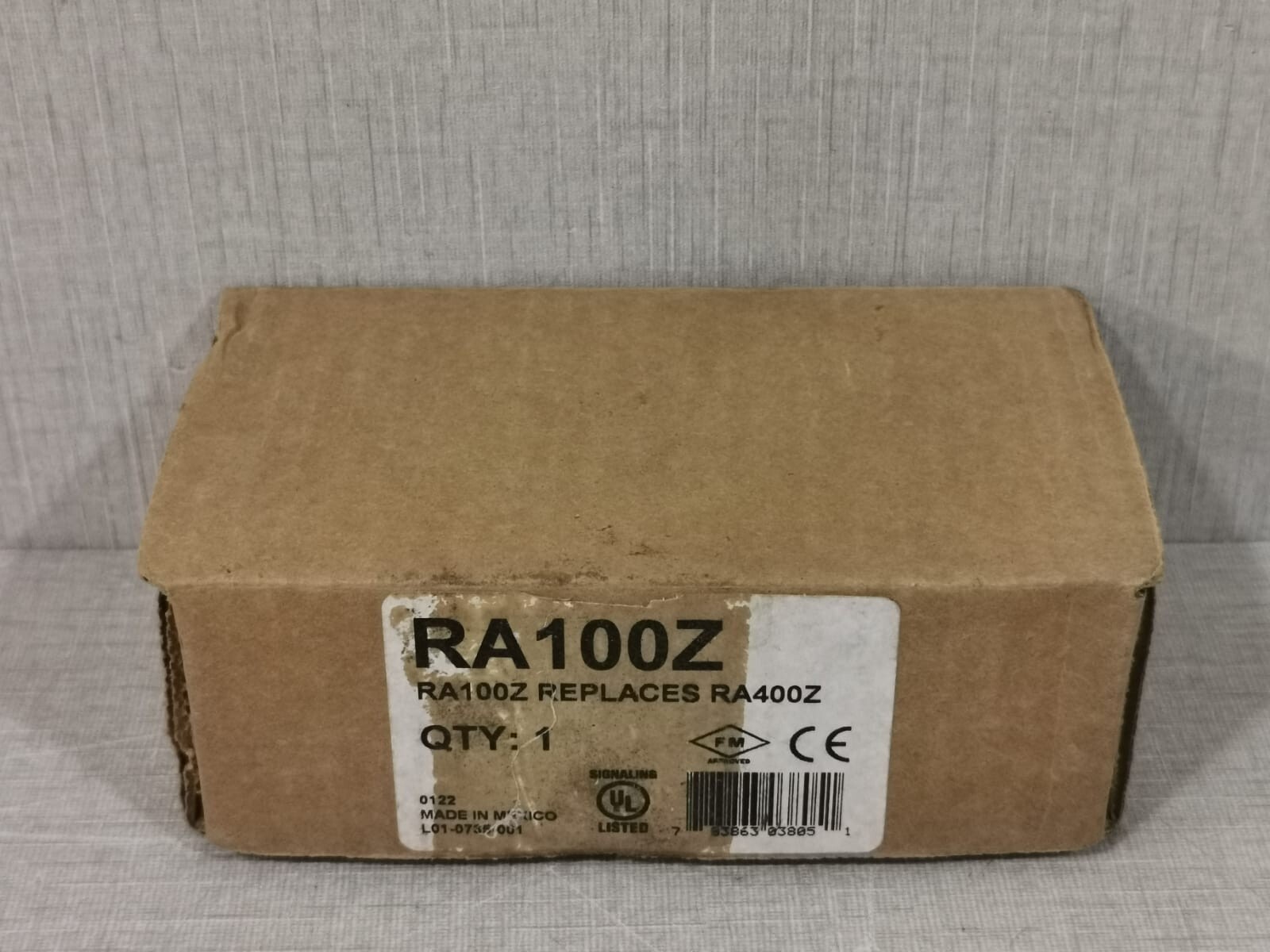 System Sensor RA100Z SYSTEM SENSOR RA100Z REPLACES RA400Z REMOTE ANNUNCIATOR 2