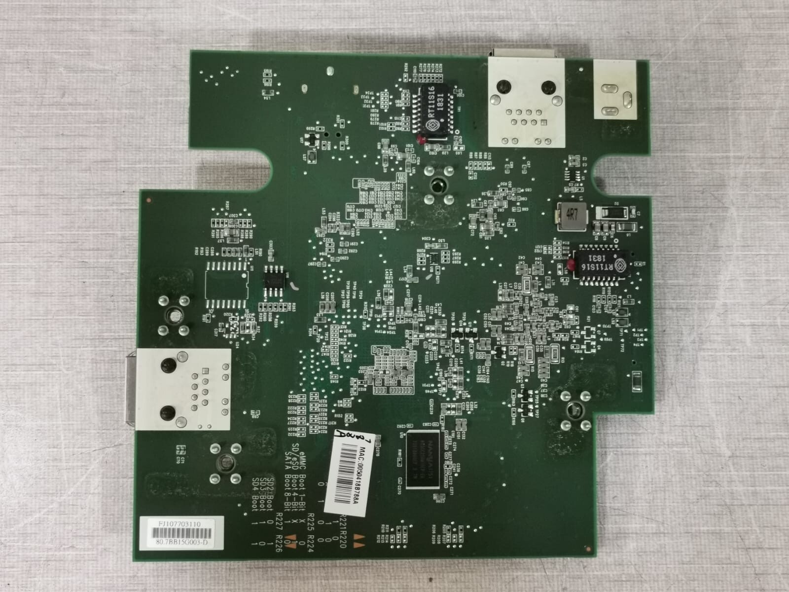 Christie Digital Systems Inc. 0050418B788A CHRISTIE PCBA LAN Control Board Part. No. 00.7BB15G003 Rev.B / MAC.0050418B788A 8