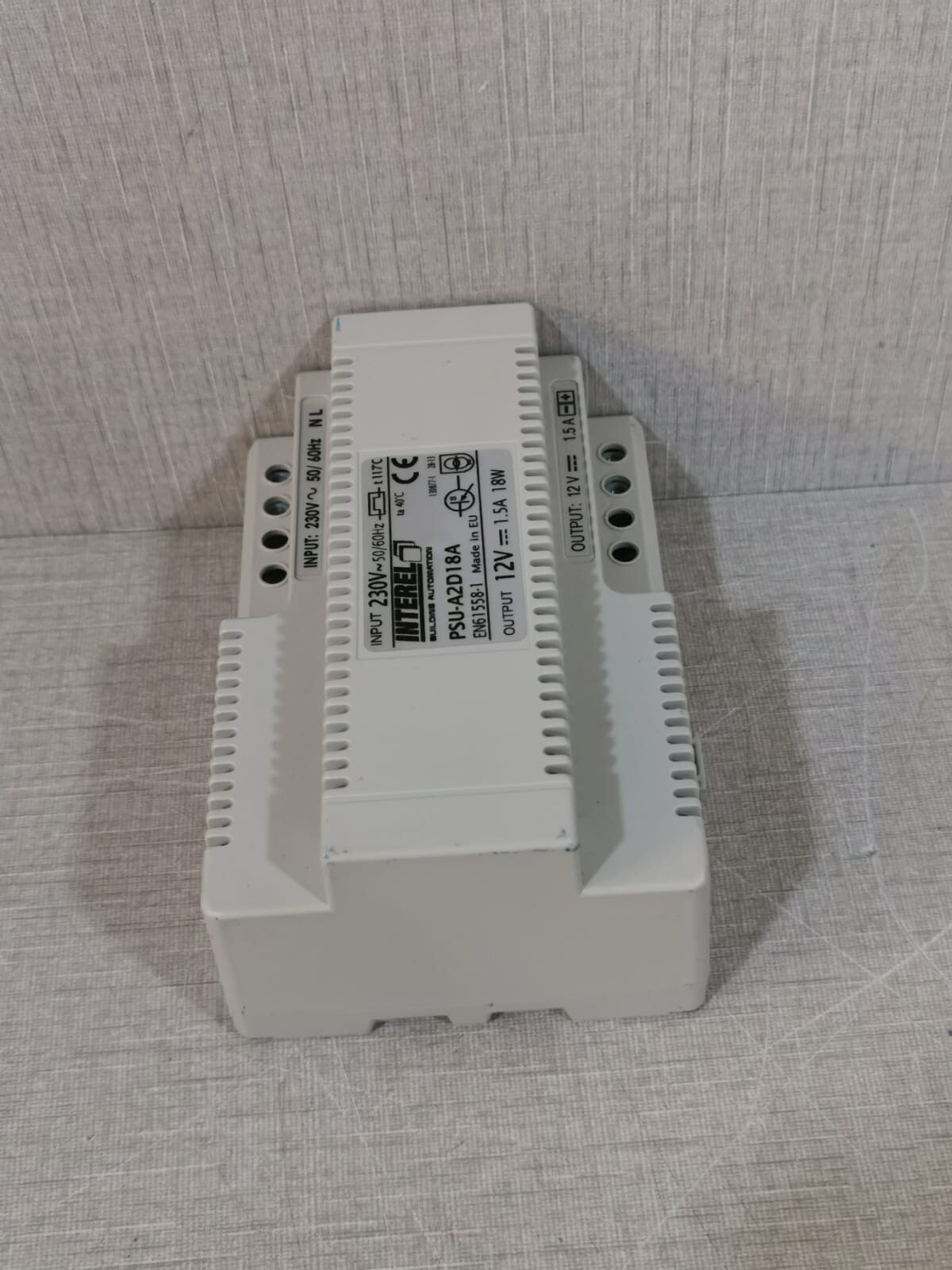 INTEREL PSU-A2D18A EN61558-1 / 230V~50/60hZ 6