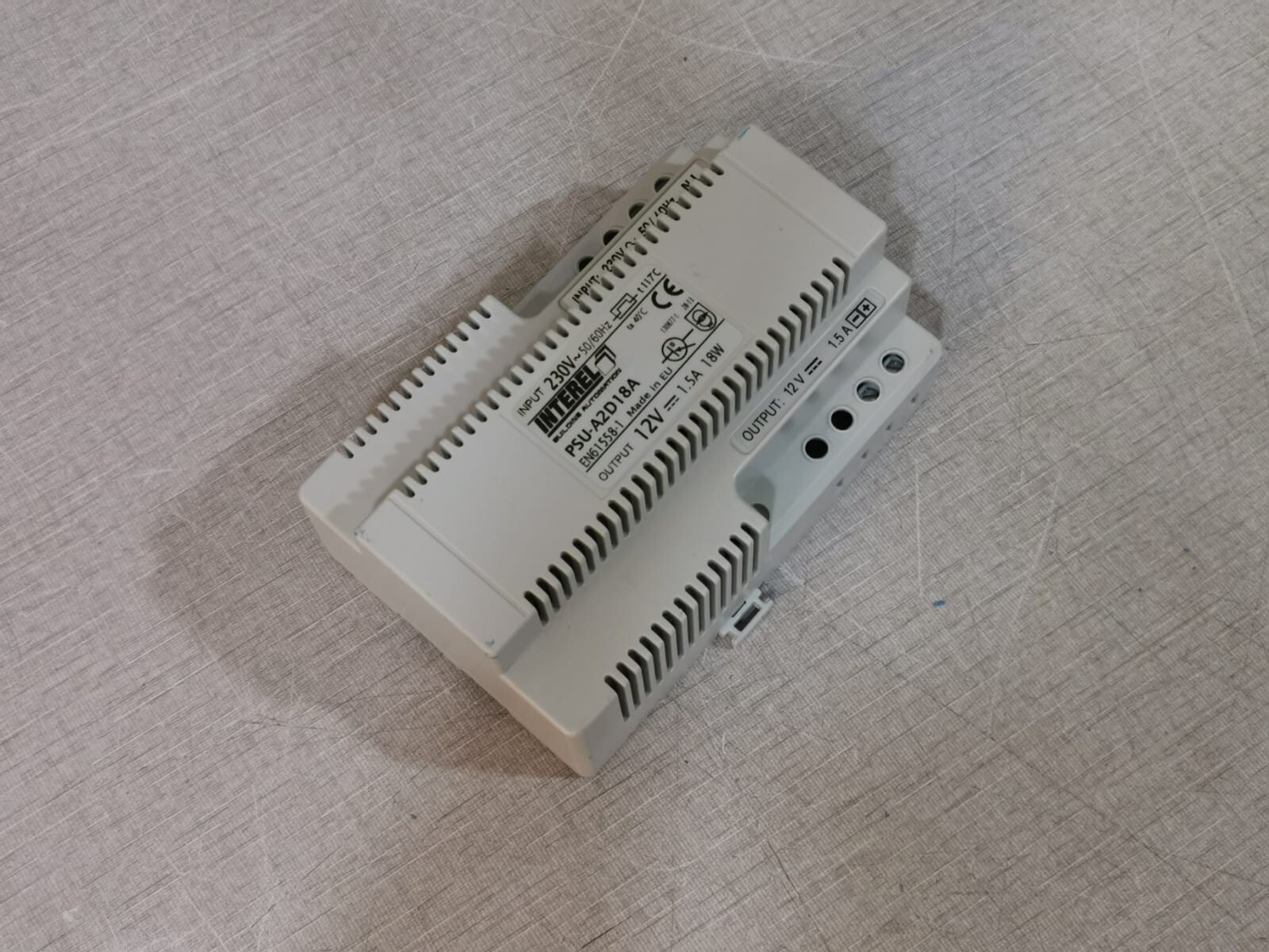 INTEREL PSU-A2D18A EN61558-1 / 230V~50/60hZ 8