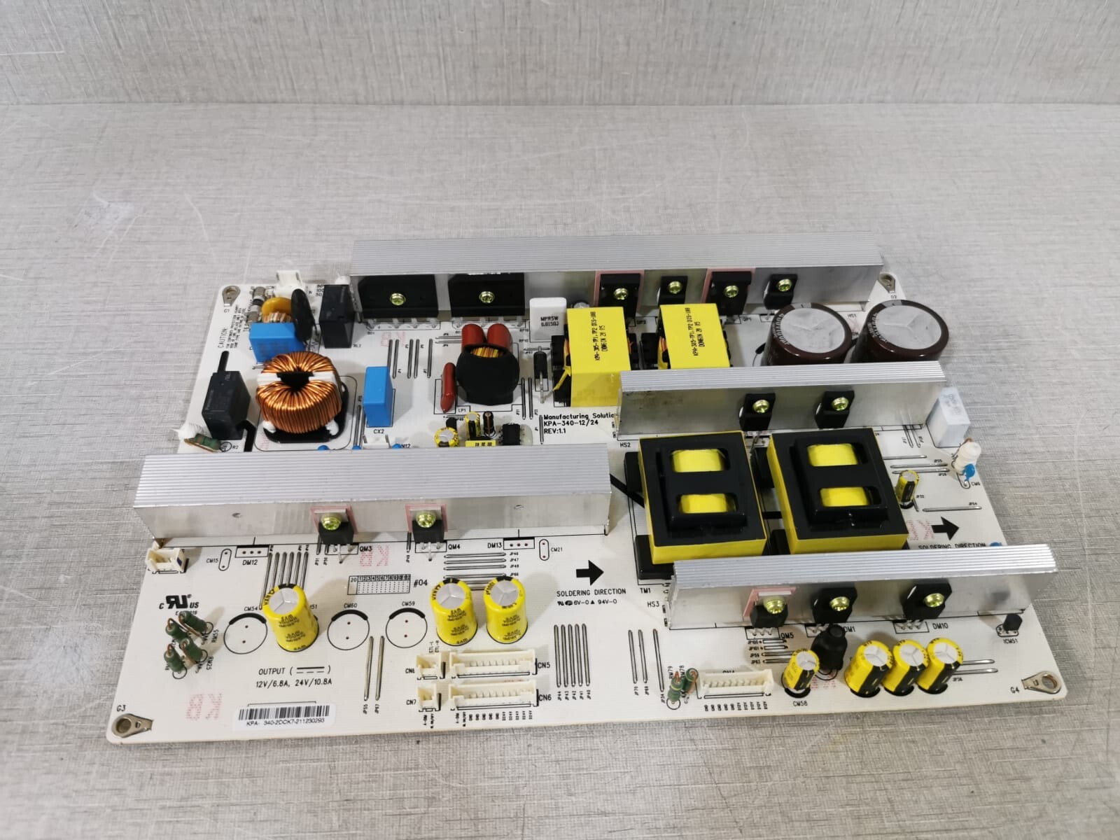 Christie KPA-340-2DCK7 (KPA-340-12/24) CHRISTIE KPA-340-2DCK7 (KPA-340-12/24) Power Supply Mother Board Unit Rev. 1.1 9