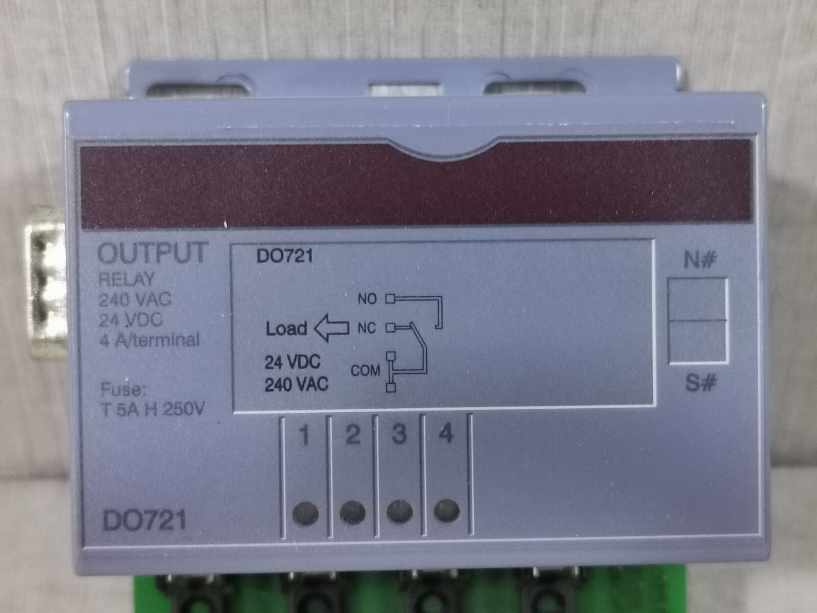 B&R AUTOMATION 7DO721.7 DIGITAL OUTPUT MODULE DO721 Rev. DO 2