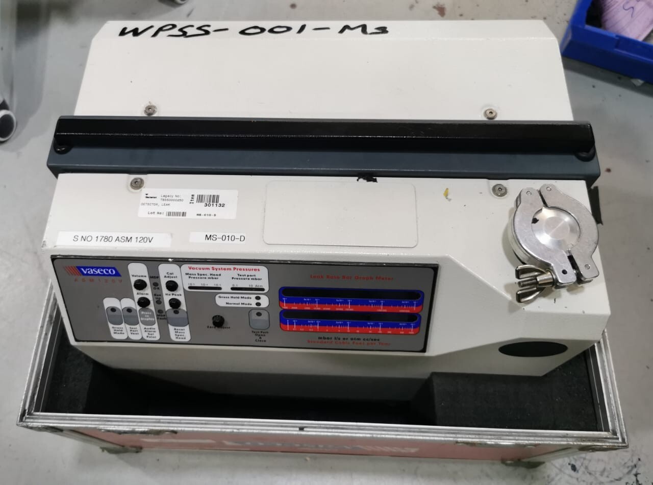 WEATHERFORD/VASECO ASM 120V / MS-010-D WEATHERFORD/VASECO ASM 120V / MS-010-D LEAK DETECTOR 4
