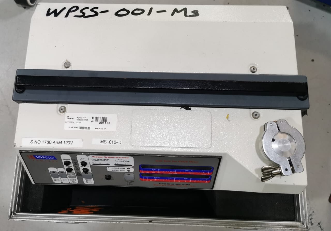 WEATHERFORD/VASECO ASM 120V / MS-010-D WEATHERFORD/VASECO ASM 120V / MS-010-D LEAK DETECTOR 5