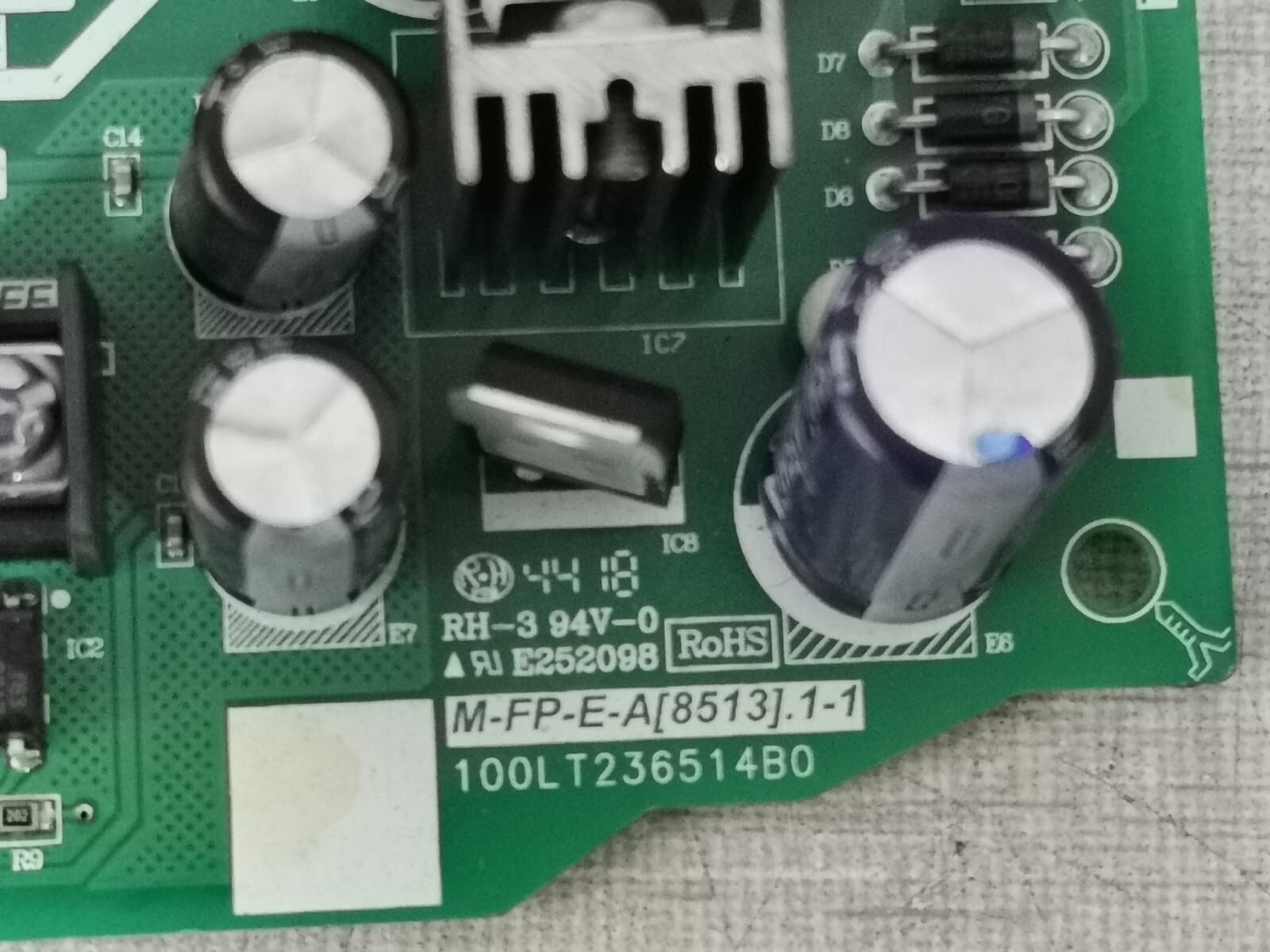 UNKNOWN 17126200000278 / M-FP-E-B(8513NET) M00C97CA018CE0023 Main Board 100LT236514B0 / 17126200000278 / M-FP-E-B(8513net) M00C97CA018CE0023 3